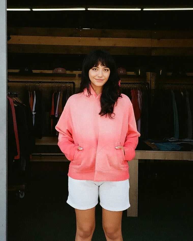 MOOJIMOOJI ムージームージー / CLASSIC 1930 HOODIE AGED クラシック1930フーディー (CORAL コーラル)