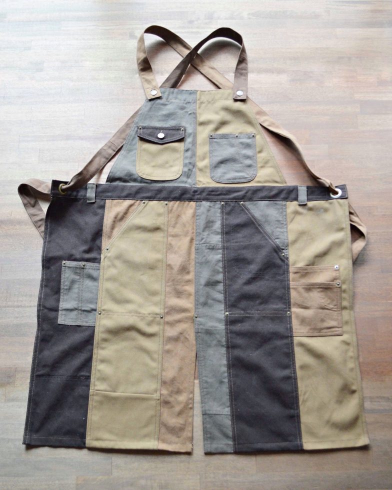 Nasngwam.×米屋ながはら ナスングワム / FACTORY APRON ファクトリーエプロン (BROWN ブラウン)