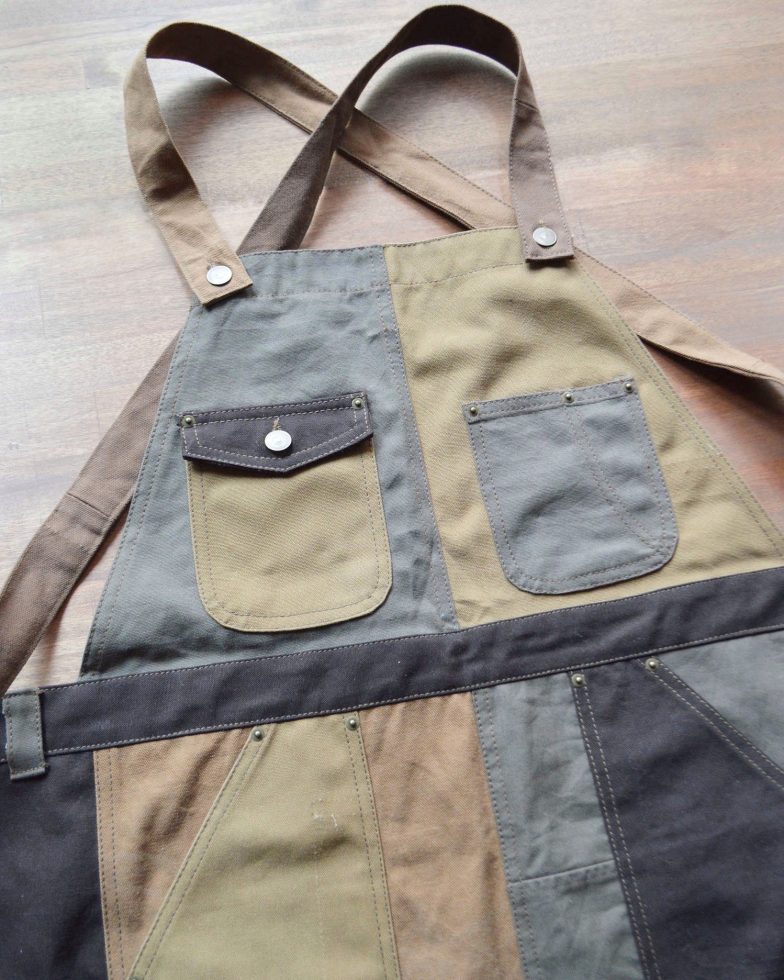 Nasngwam.×米屋ながはら ナスングワム / FACTORY APRON ファクトリーエプロン (BROWN ブラウン)