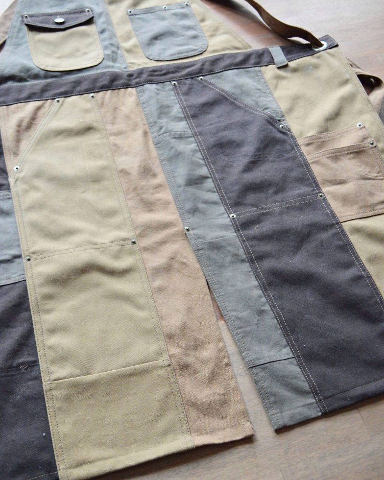 Nasngwam.×米屋ながはら ナスングワム / FACTORY APRON ファクトリーエプロン (BROWN ブラウン)