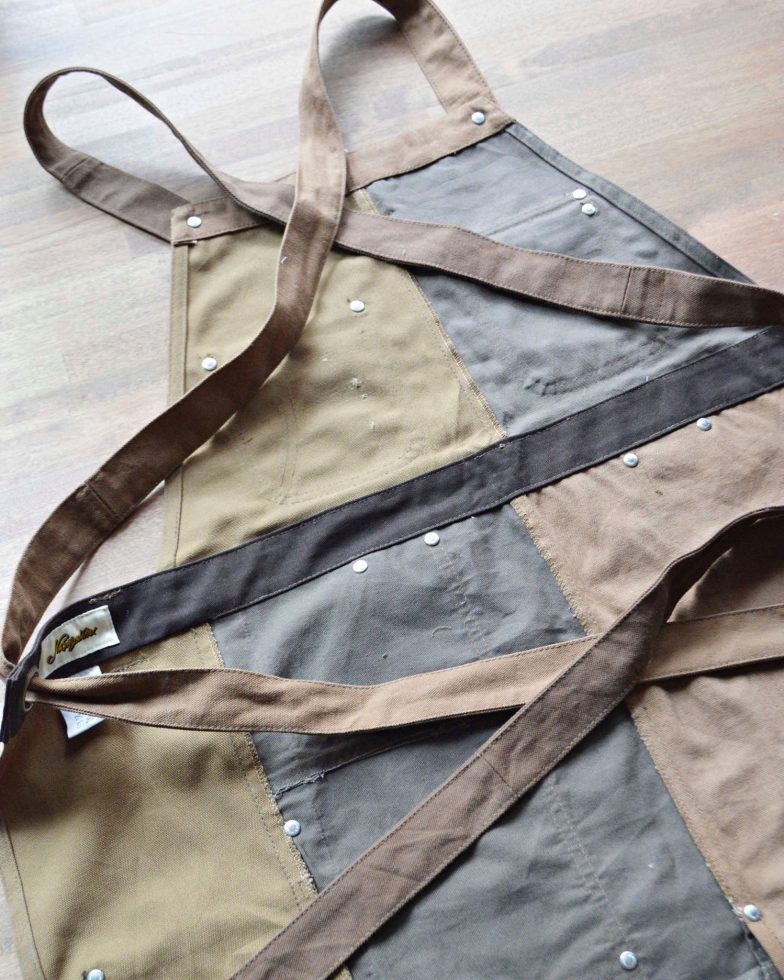 Nasngwam.×米屋ながはら ナスングワム / FACTORY APRON ファクトリーエプロン (BROWN ブラウン)