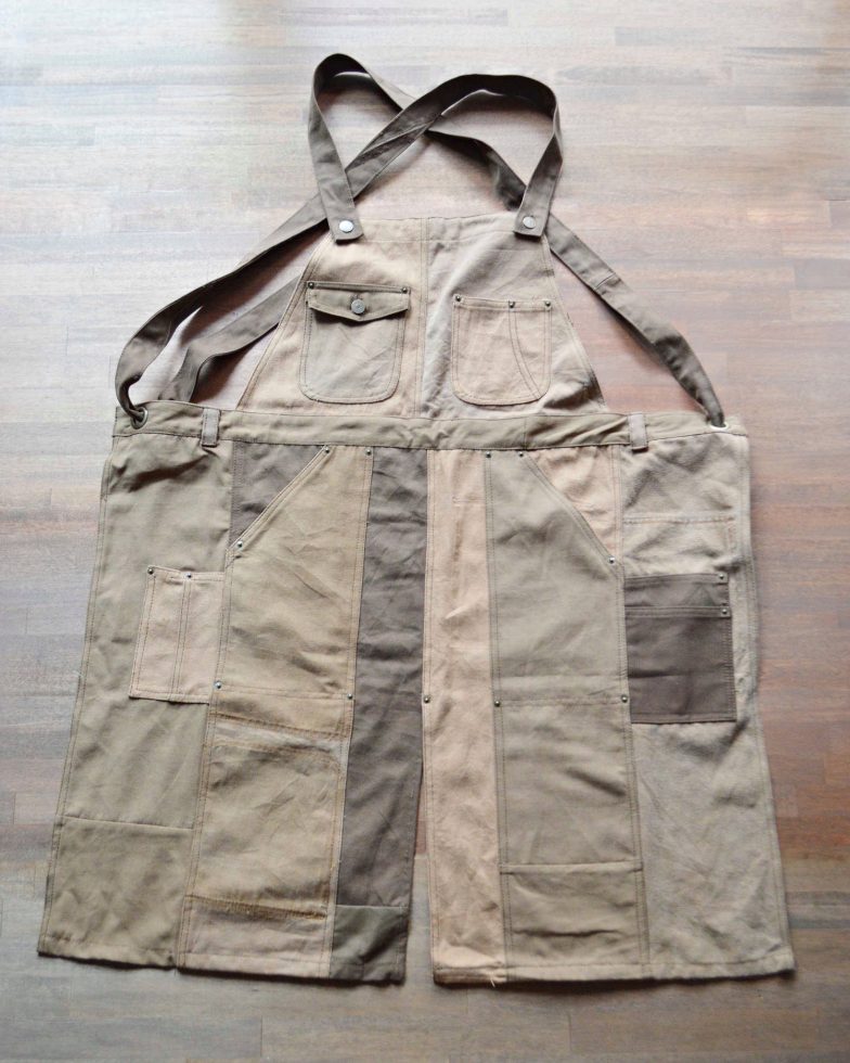 Nasngwam.×米屋ながはら ナスングワム / FACTORY APRON ファクトリーエプロン (BROWN ブラウン)