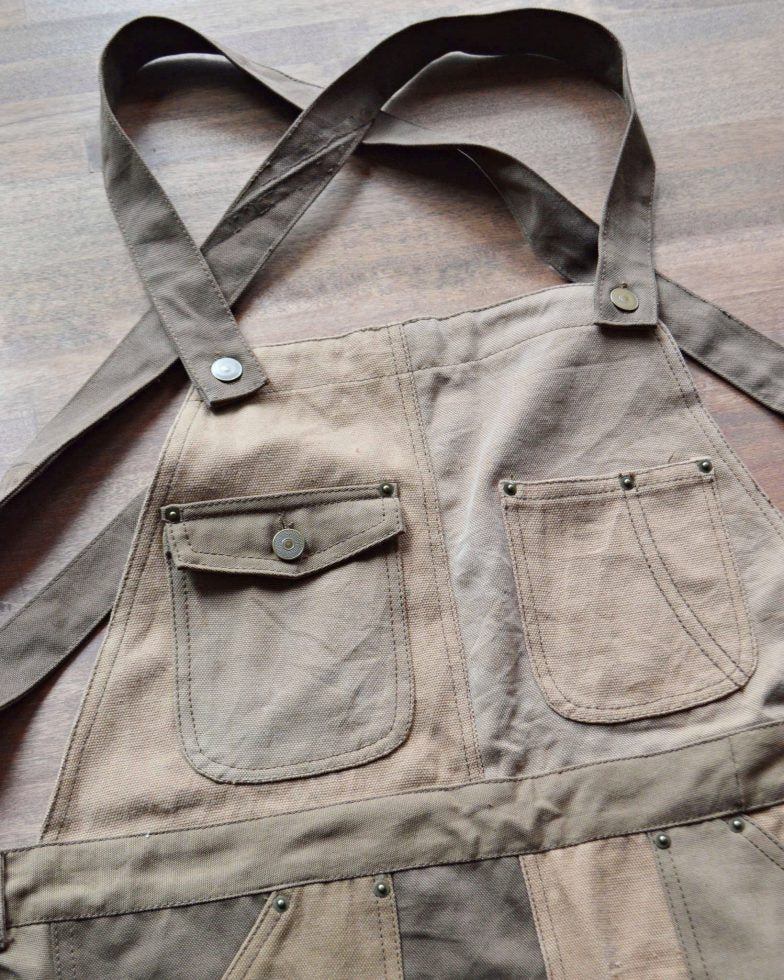 Nasngwam.×米屋ながはら ナスングワム / FACTORY APRON ファクトリーエプロン (BROWN ブラウン)