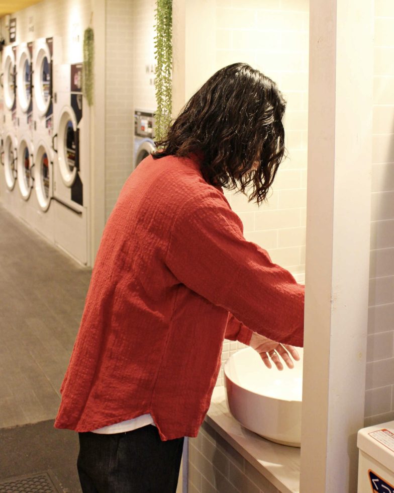 Nasngwam. ナスングワム / SUBTLE SHIRTS サトルシャツ (RED レッド)