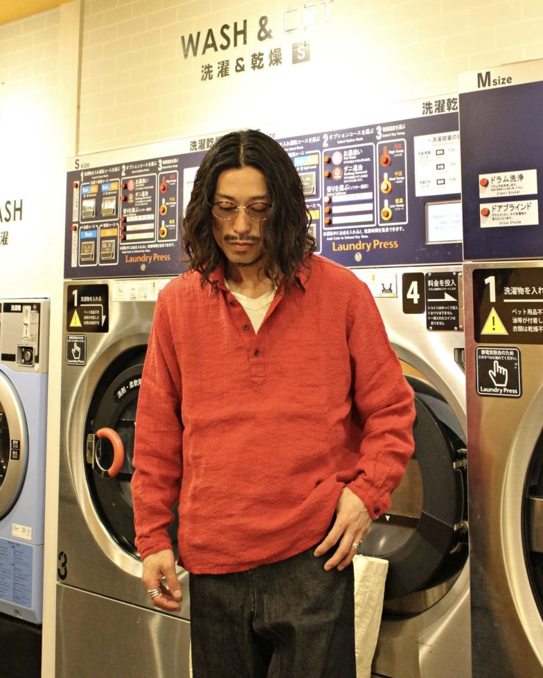 Nasngwam. ナスングワム / SUBTLE SHIRTS サトルシャツ (RED レッド)