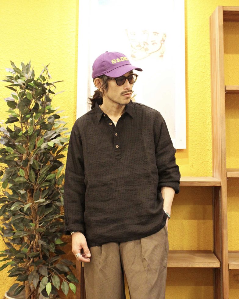 Nasngwam. ナスングワム / SUBTLE SHIRTS サトルシャツ (BLACK ブラック)