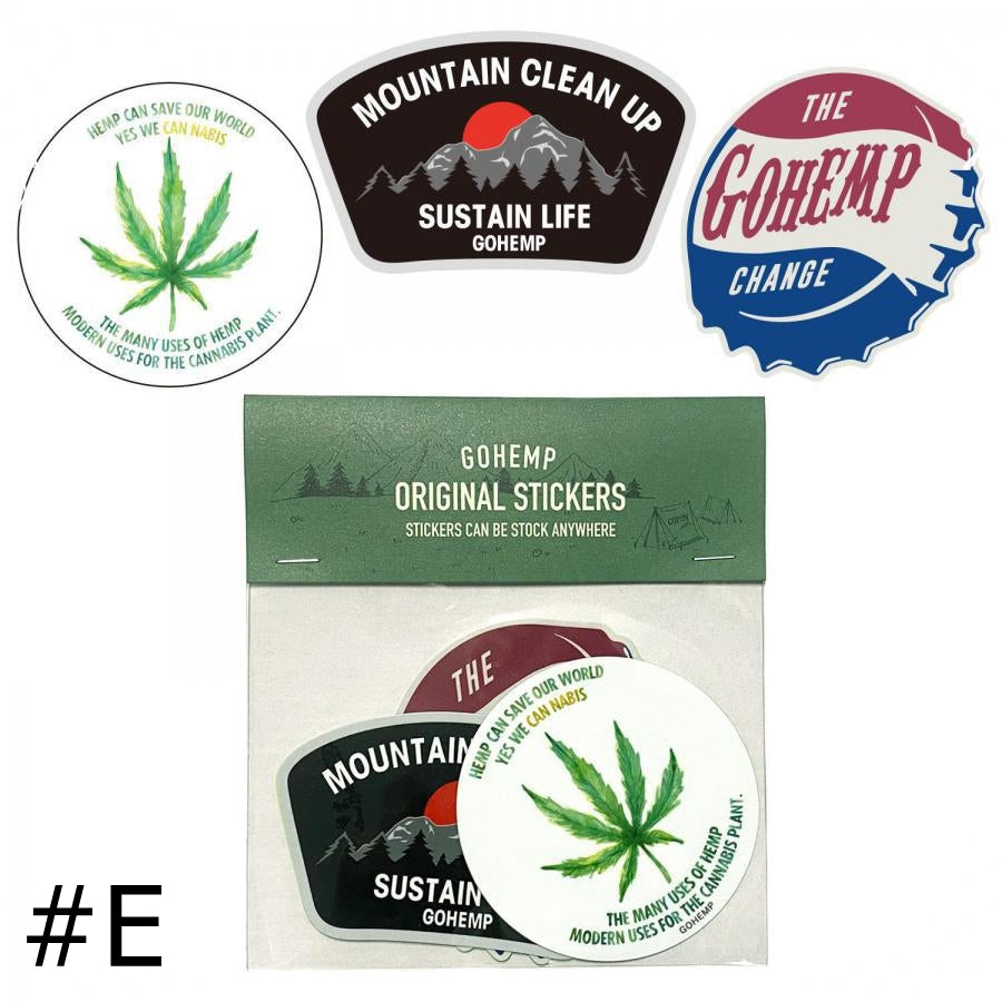 GOHEMP ORIGINAL STICKERS ゴーヘンプオリジナルステッカーパック