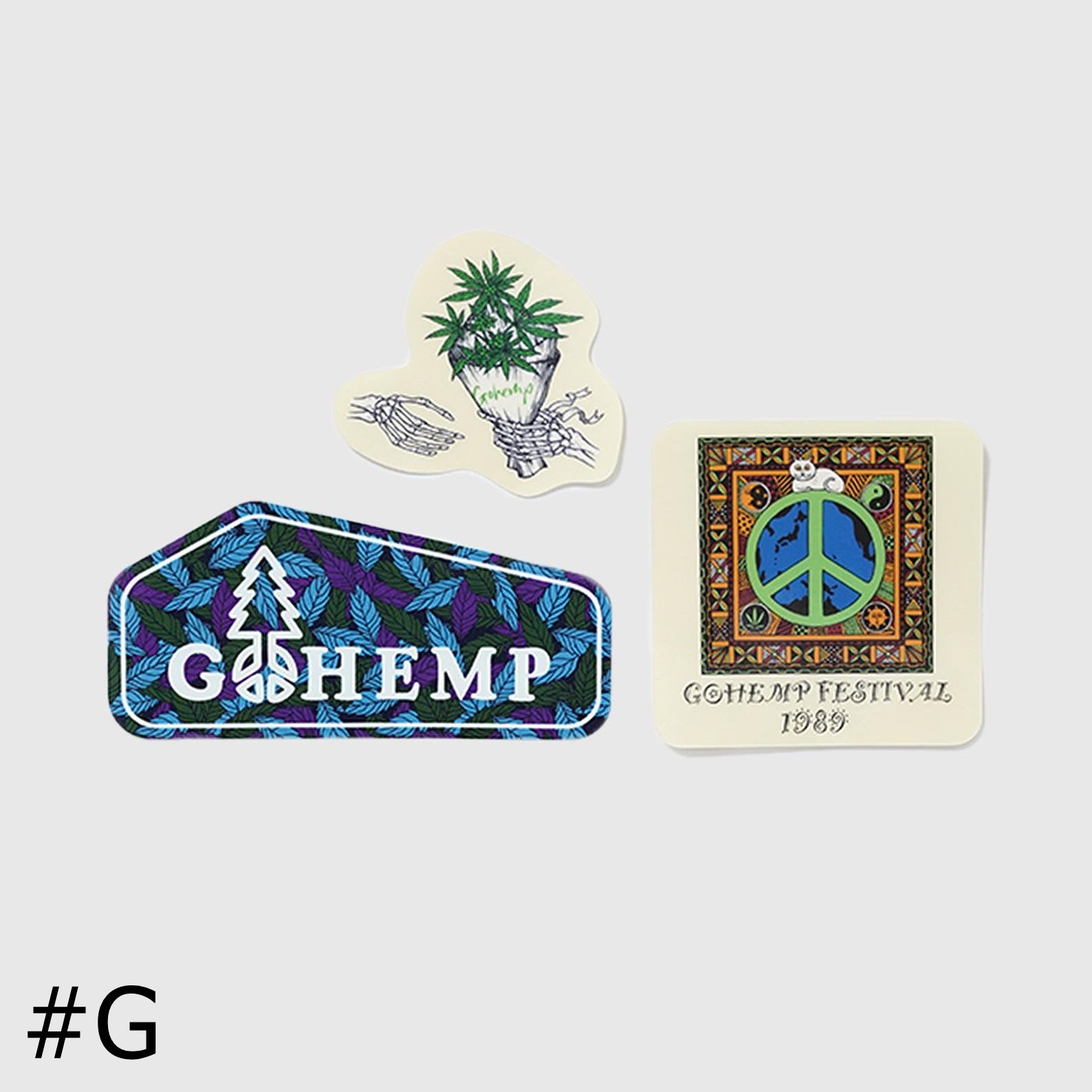 GOHEMP ORIGINAL STICKERS ゴーヘンプオリジナルステッカーパック