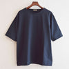 LAMOND ラモンド / ORGANIC COTTON BASQUE SHIRT オーガニックコットンバスクシャツ (DARK NAVY ダークネイビー)