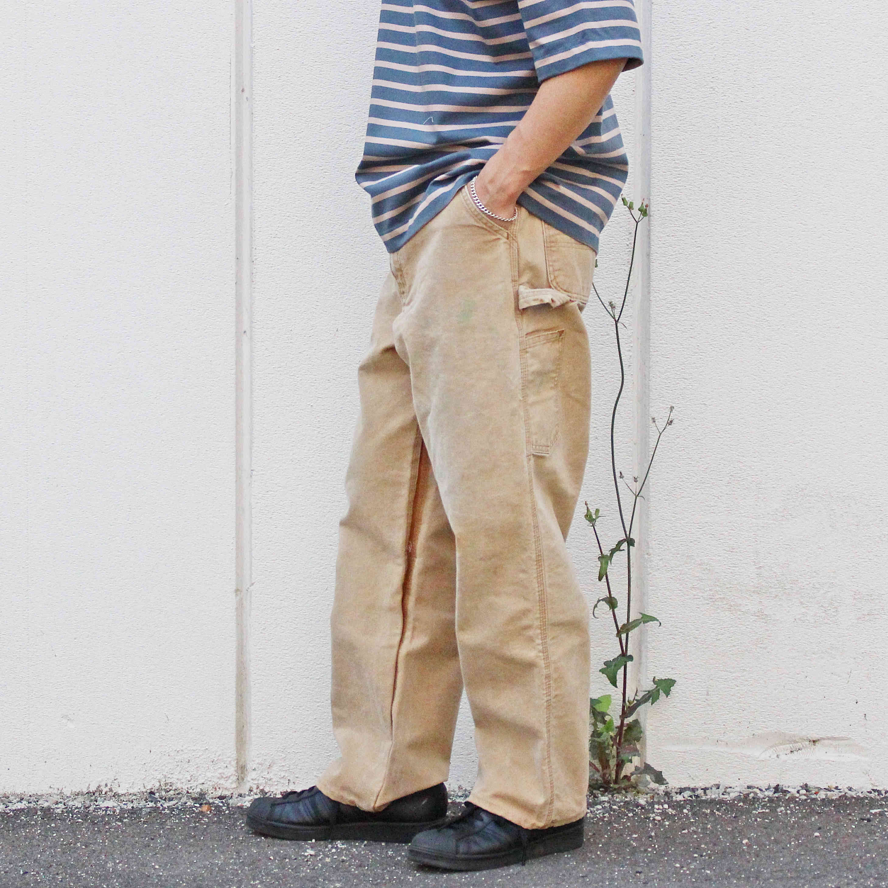 SUNNY SIDE UP サニーサイドアップ / RE TAPERED DUCK PANTS リメイクテーパードダックパンツ (CAMEL