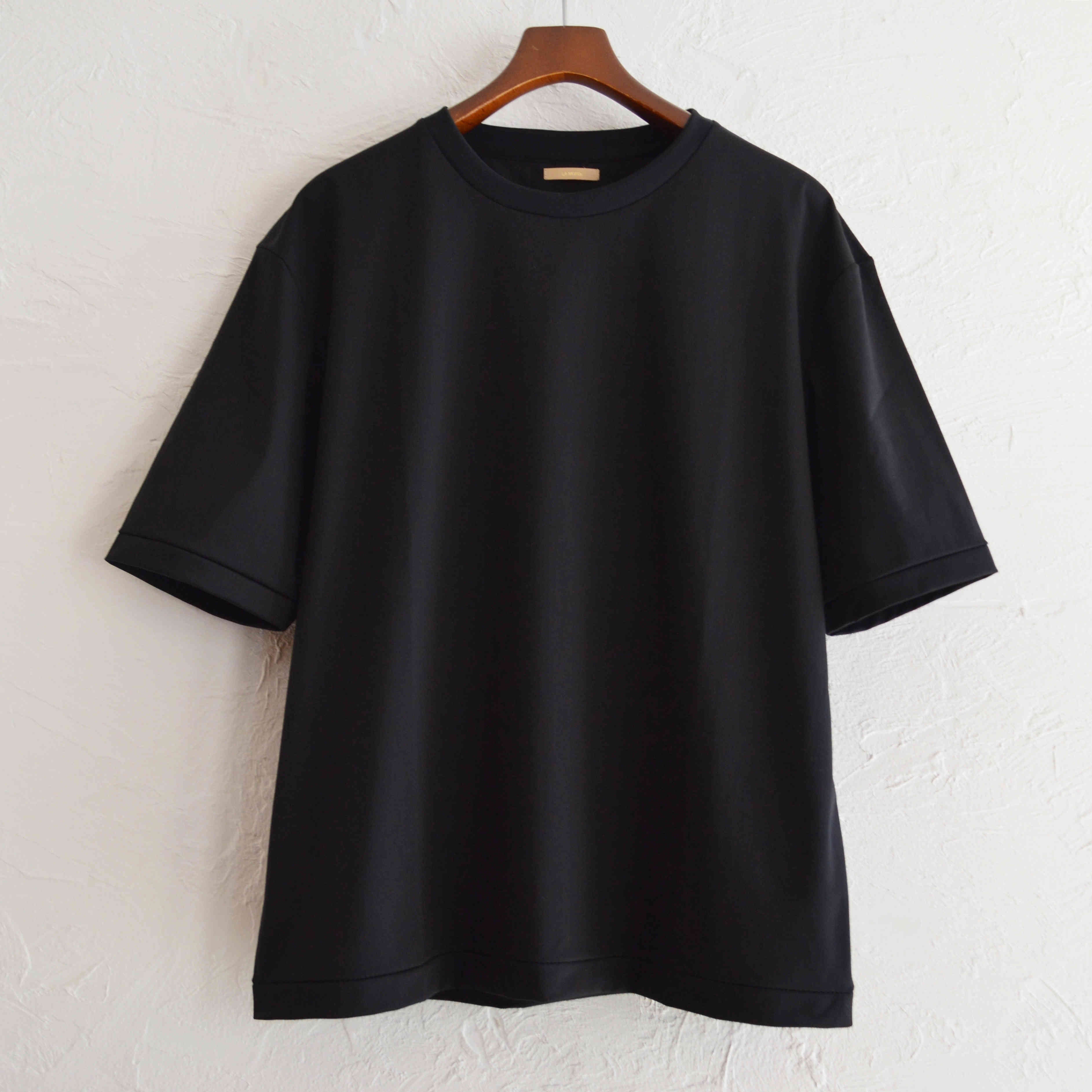 LAMOND ラモンド / TRICOT TEE トリコットティー (BLACK ブラック)