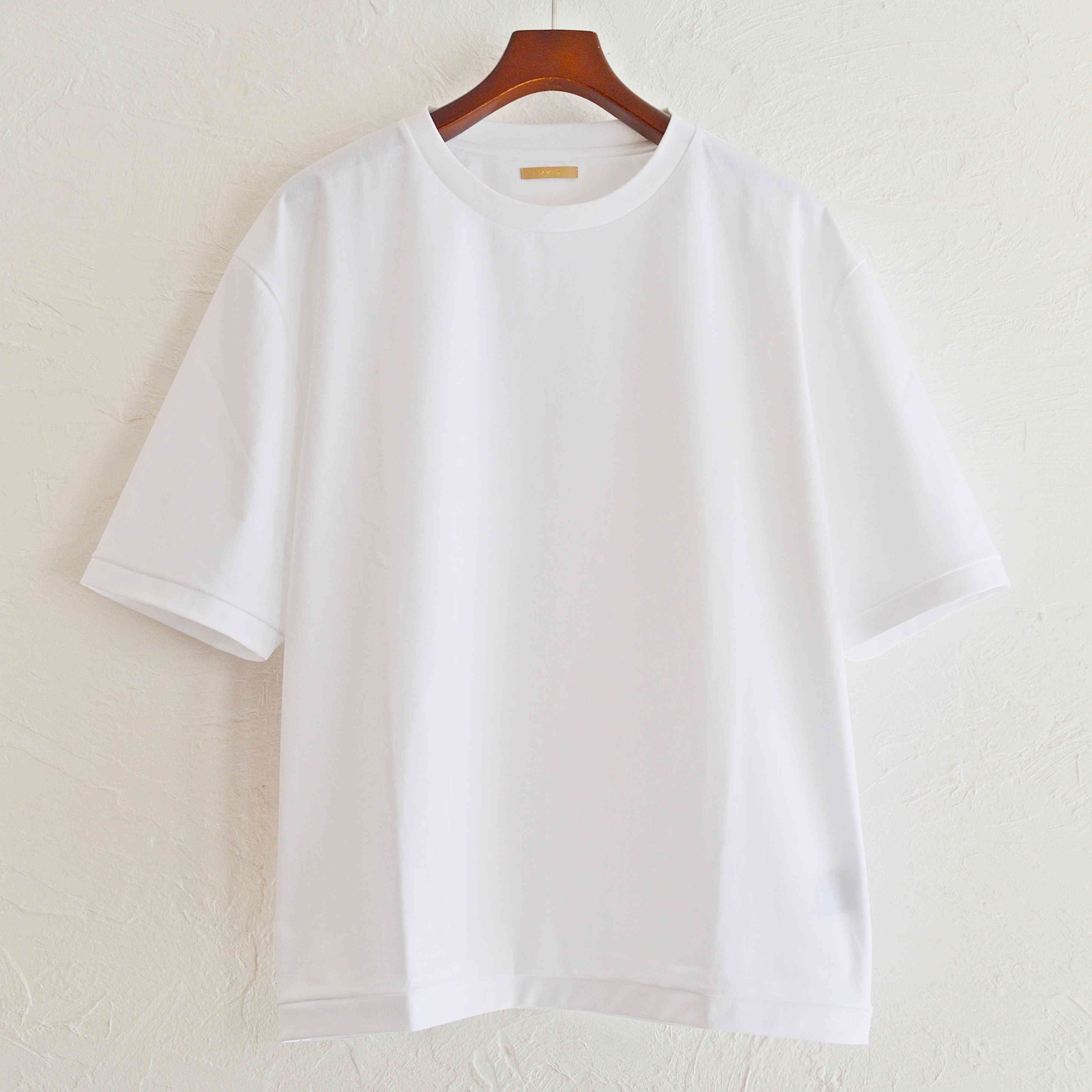 LAMOND ラモンド / TRICOT TEE トリコットティー (WHITE ホワイト)