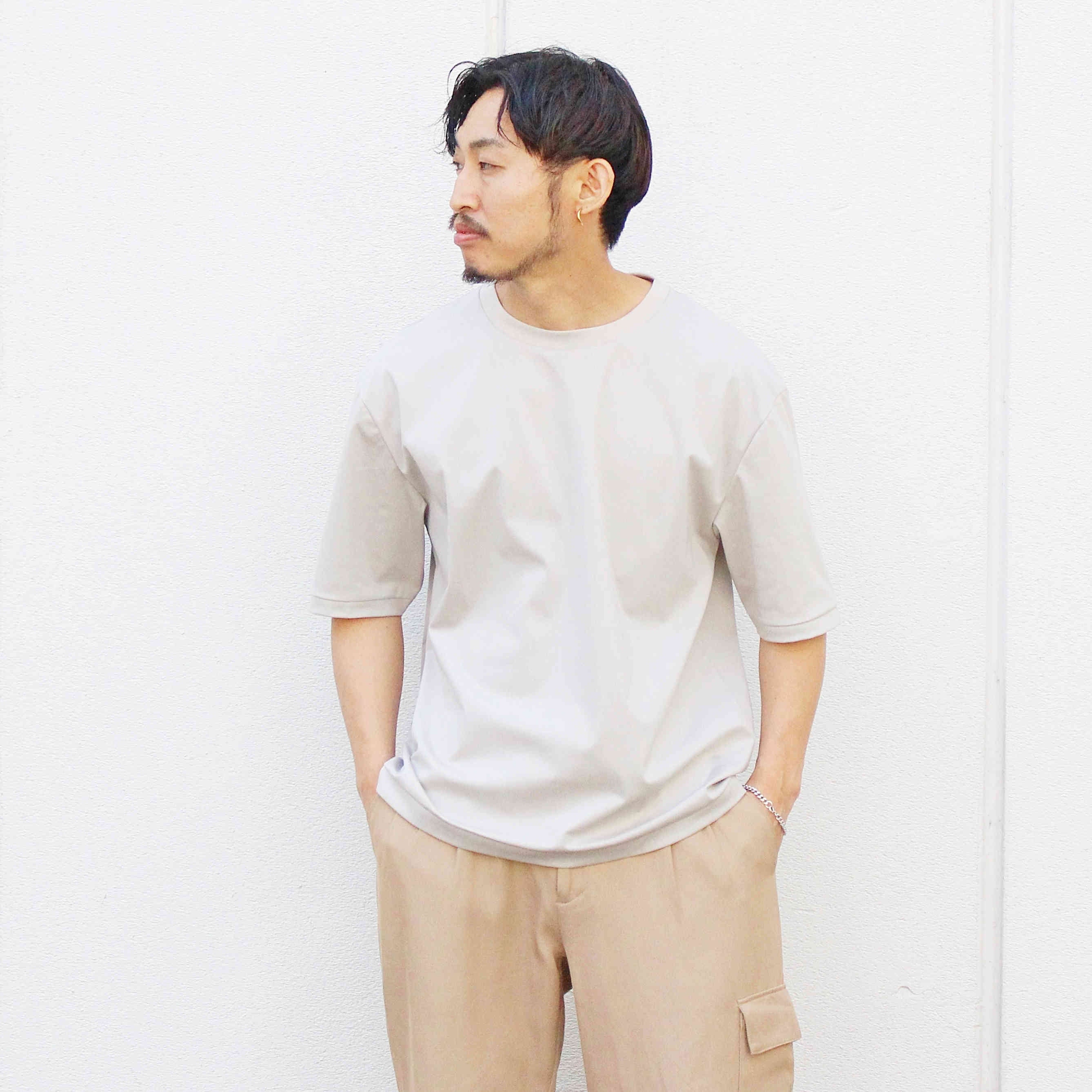 LAMOND ラモンド / TRICOT TEE トリコットティー (GRAY グレー)