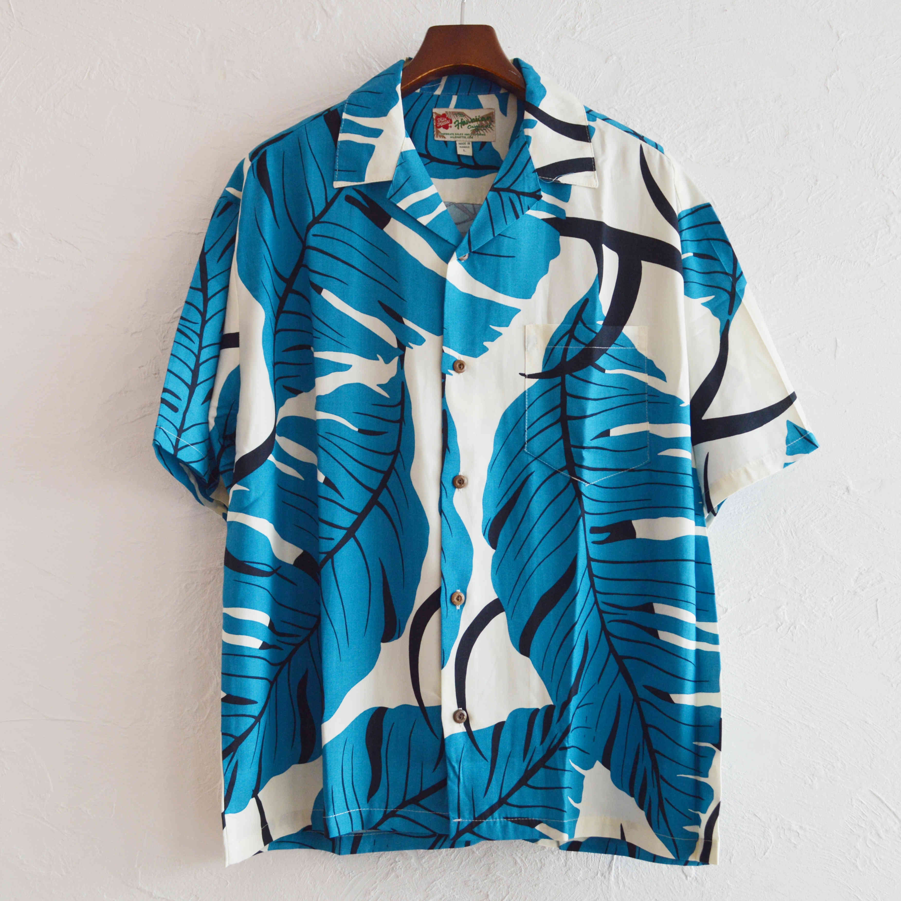 Hilo Hattie / Rayon Aloha Shirt (TEAL)