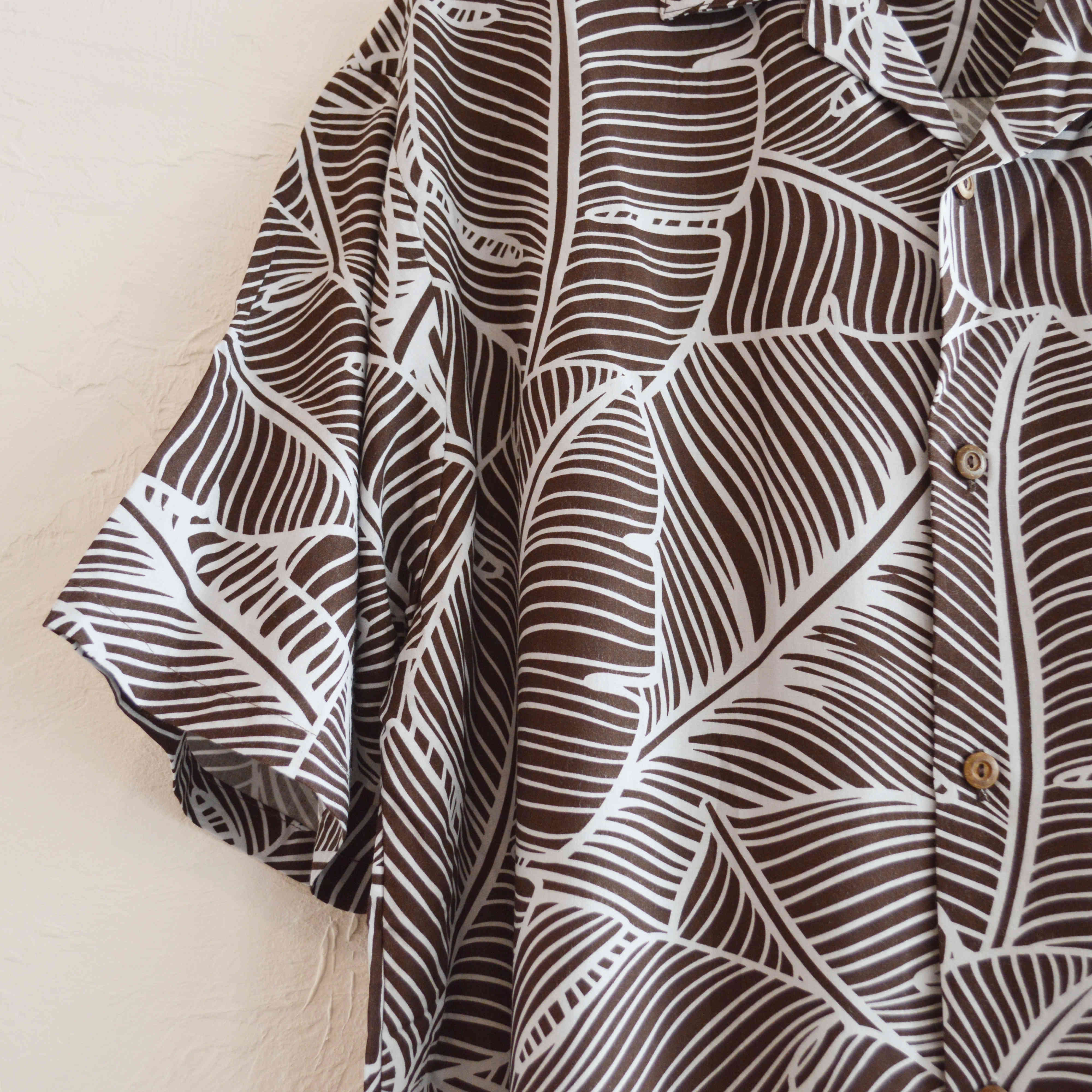 Hilo Hattie / Rayon Aloha Shirt (BROWN)
