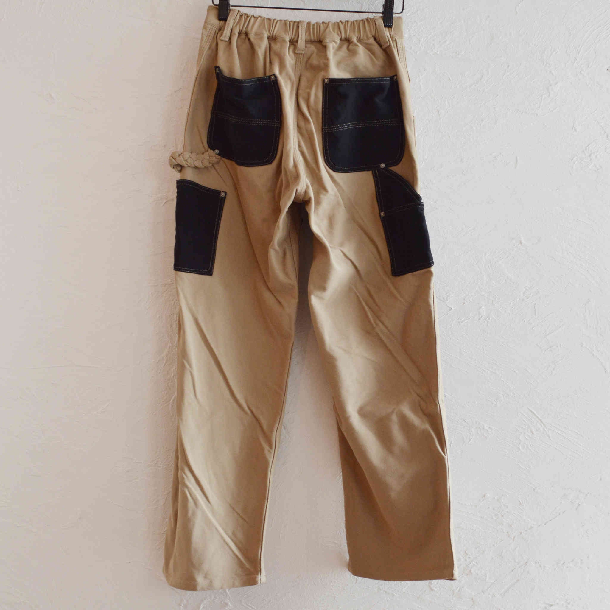 Nasngwam. / DOUBLE KNEE PANTS (BLACK)