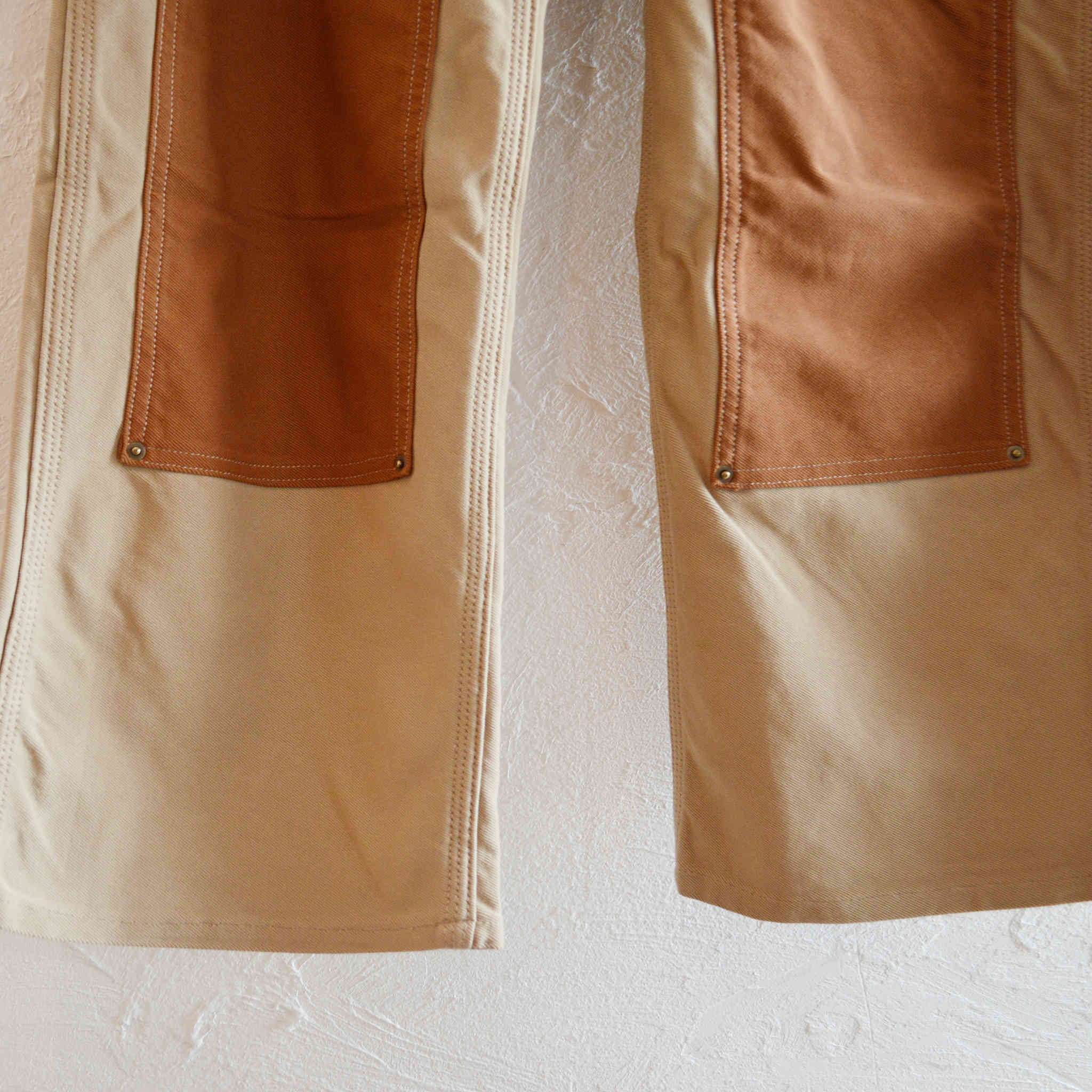 Nasngwam. / DOUBLE KNEE PANTS (BROWN)