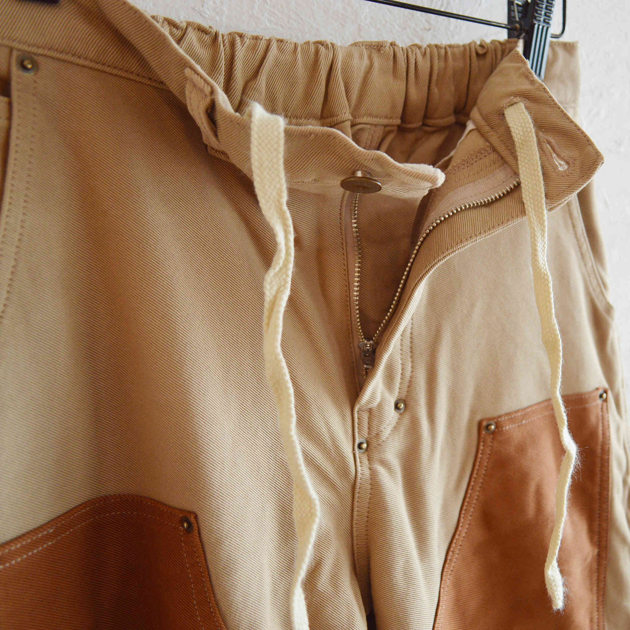 Nasngwam. / DOUBLE KNEE PANTS (BROWN)