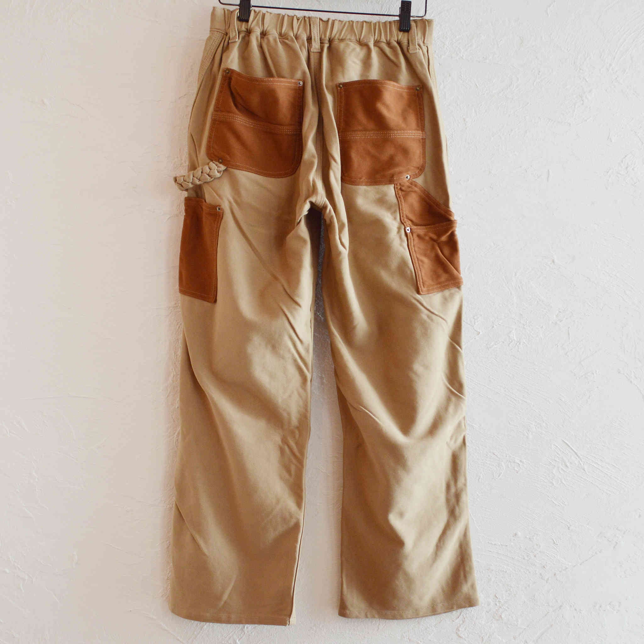 Nasngwam. / DOUBLE KNEE PANTS (BROWN)