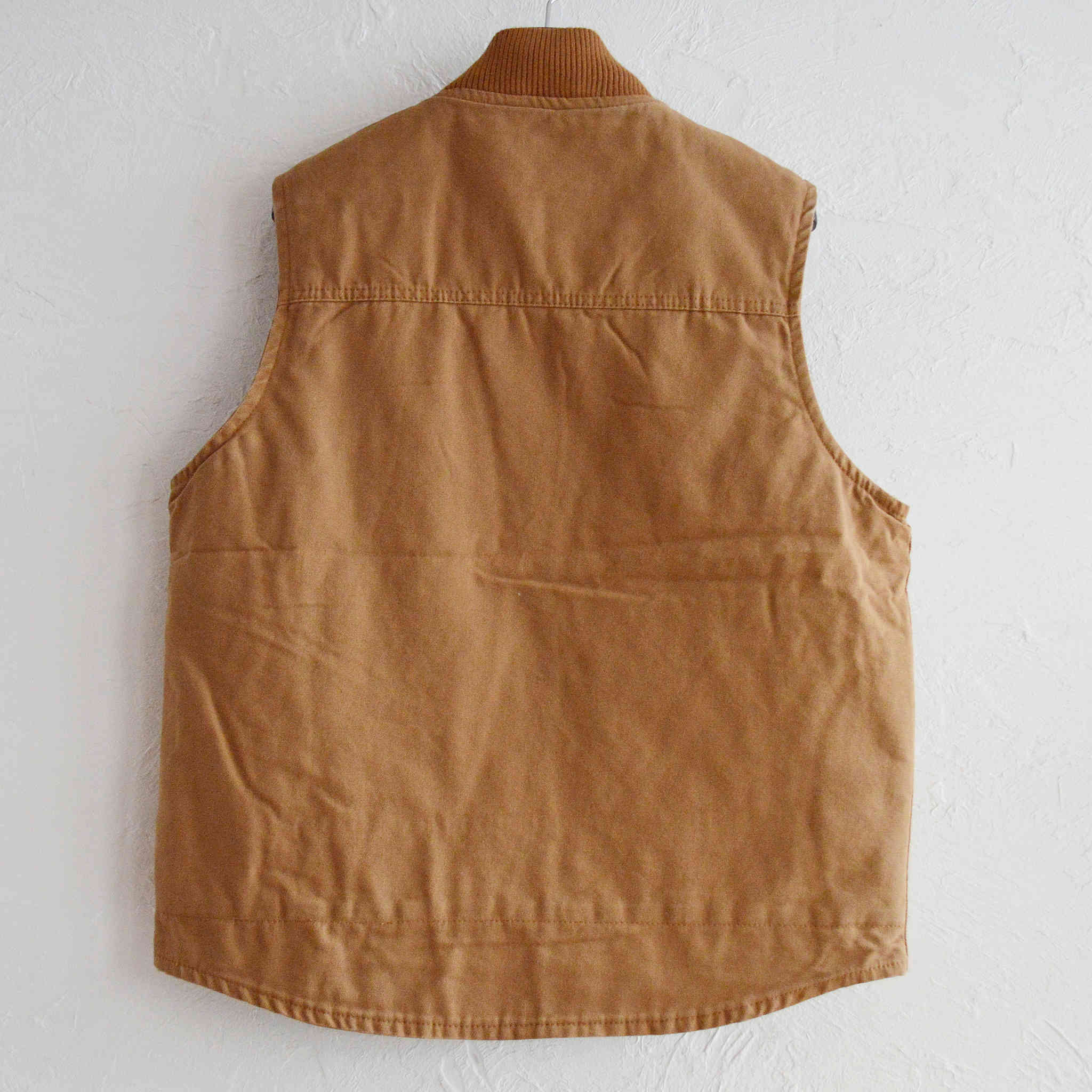 CornerStone コーナーストーン / Washed Duck Cloth Vest ウォッシュダッククロスベスト (DUCK BROWN ダックブラウン)