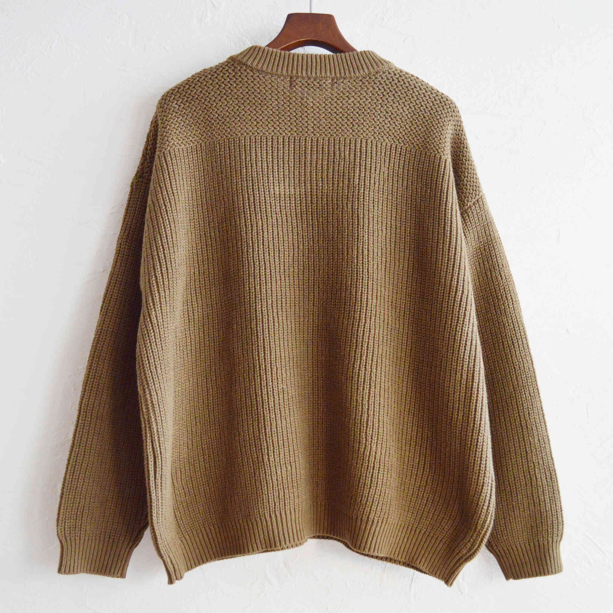 Nasngwam. ナスングワム / LUMBER KNIT ランバーニット (BROWN ブラウン)