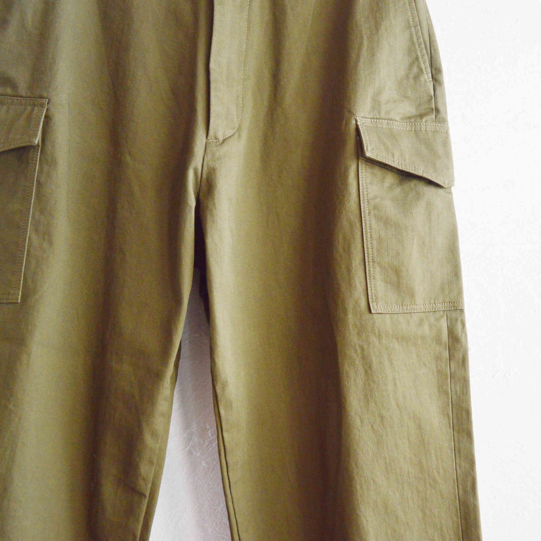 LAMOND ラモンド / VINTAGE CHINO CLOTH CARGO PANTS ビンテージチノクロスカーゴパンツ (MOSS GREEN モスグリーン)