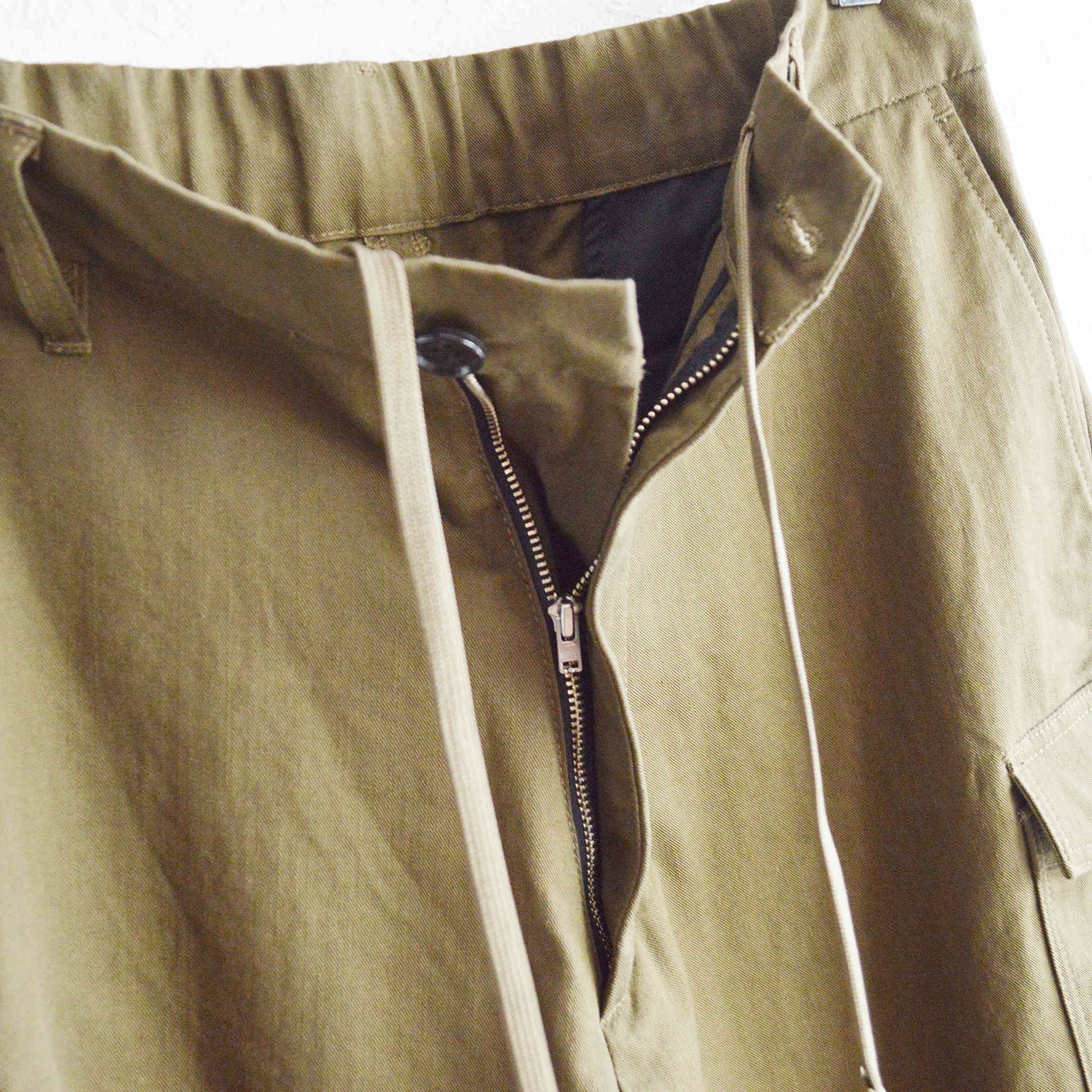 LAMOND ラモンド / VINTAGE CHINO CLOTH CARGO PANTS ビンテージチノクロスカーゴパンツ (MOSS GREEN モスグリーン)