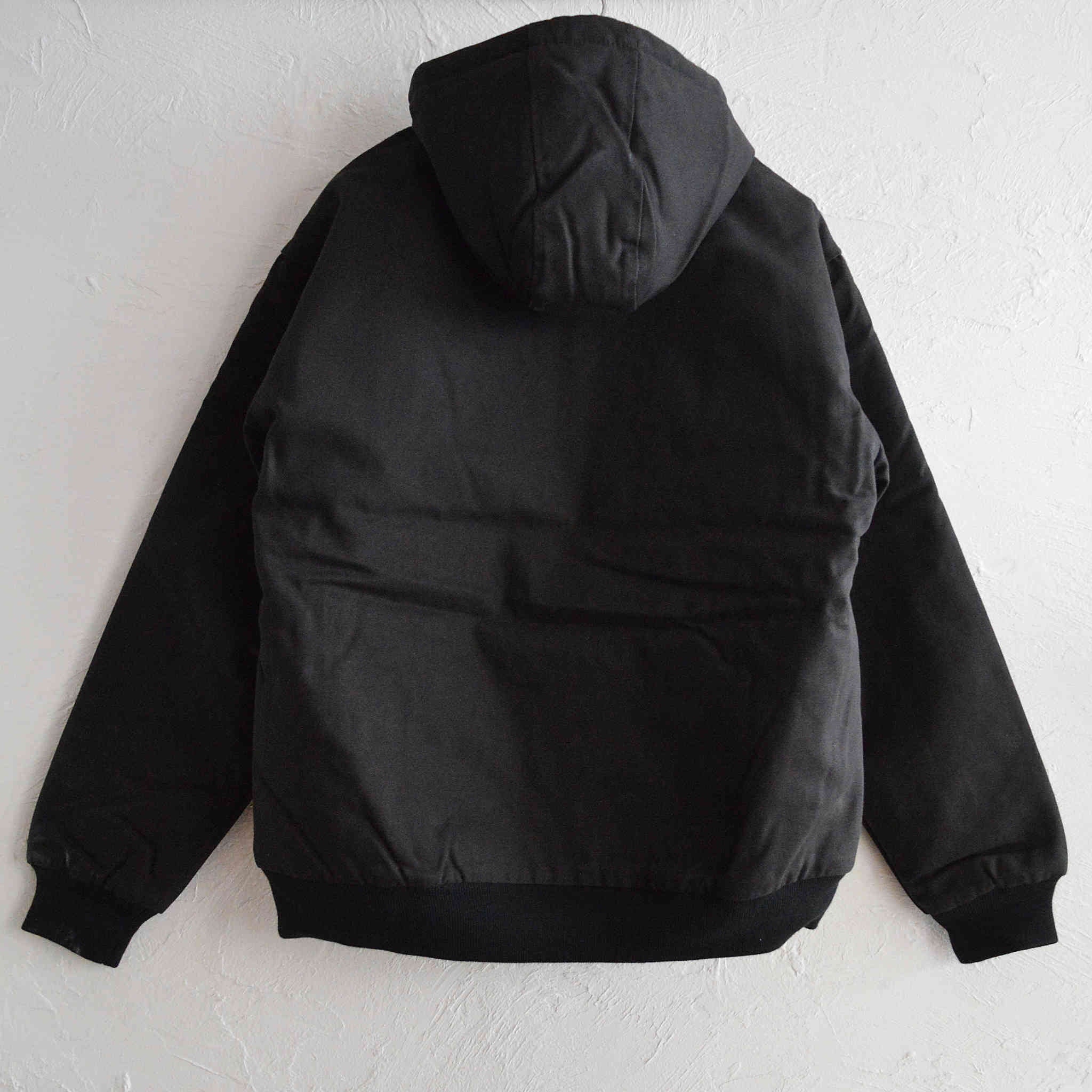 CornerStone コーナーストーン / Duck Cloth Hooded Work Jacket ダッククロスフーディーワークジャケット (BLACK ブラック)