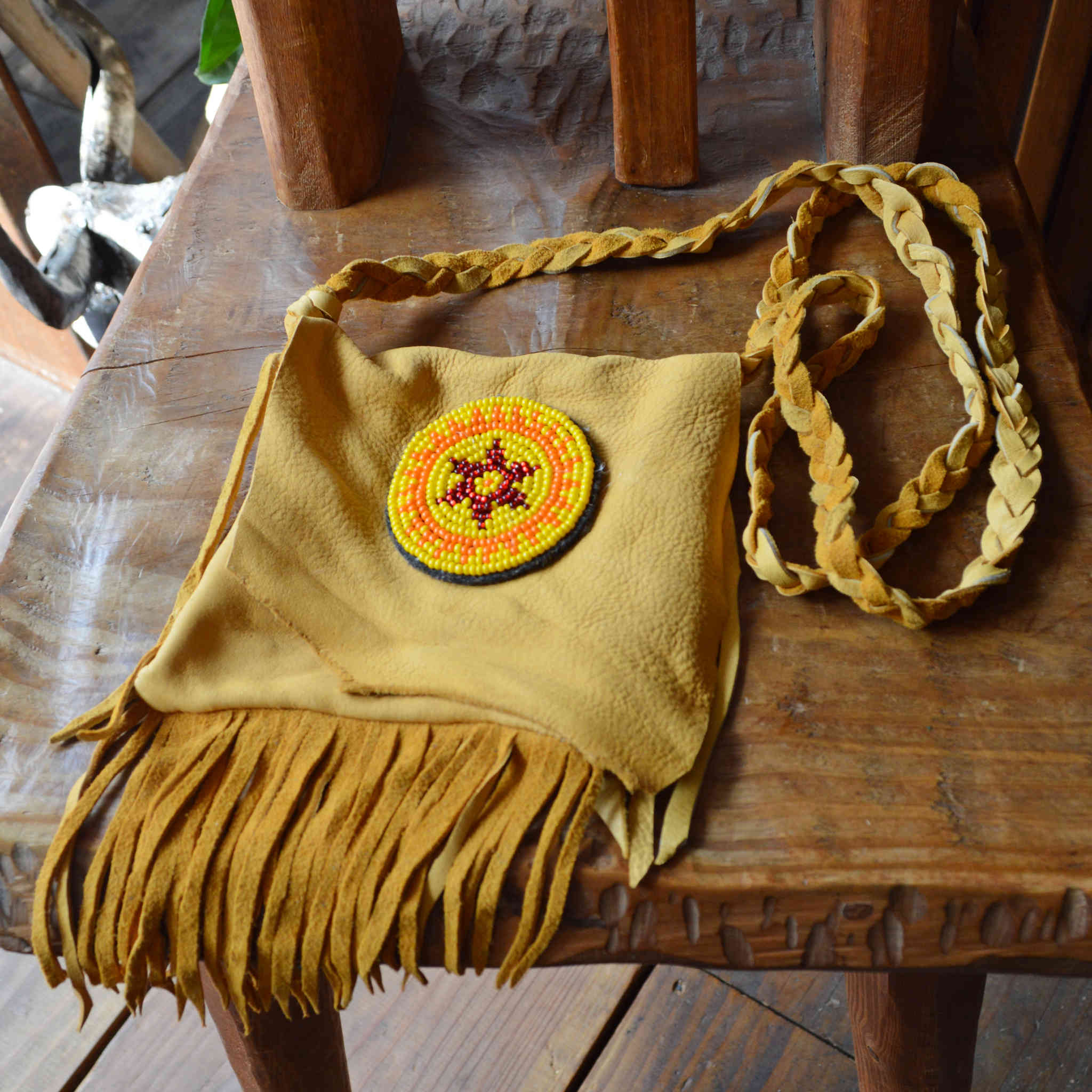 Indian jewelry インディアンジュエリー / Navajo Medicine Bag ナバホ族メディスンバッグ LINDA LEE  リンダリー