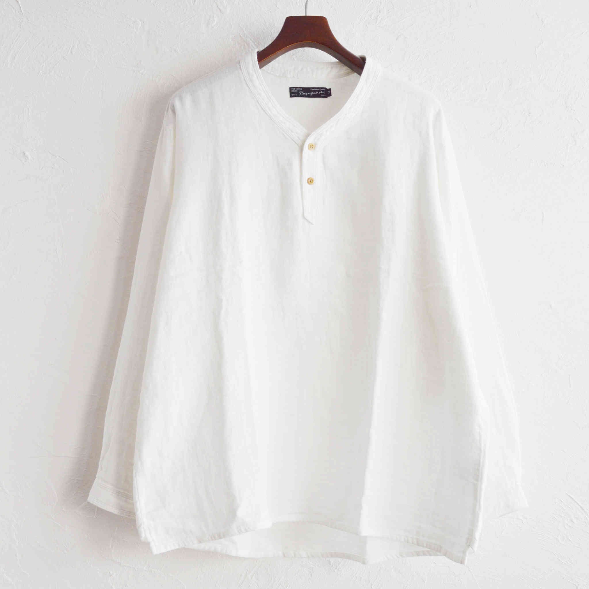 Nasngwam. ナスングワム / VAGRANT SHIRTS バークラントシャツ (WHITE