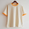 IMPRESTORE インプレストア / Fredy | Ringer Tee shirt  リンガーティーシャツ (ORANGE オレンジ)