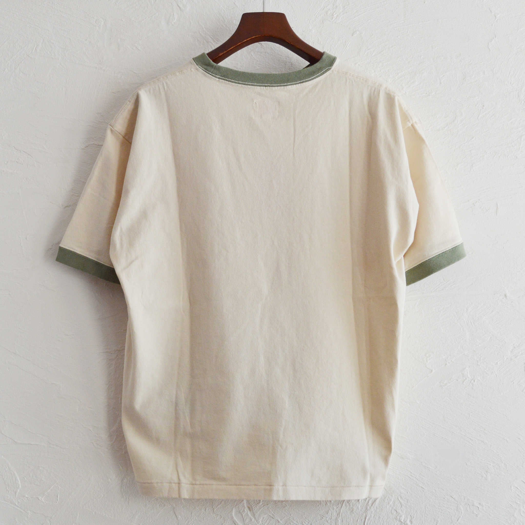 IMPRESTORE インプレストア / Fredy | Ringer Tee shirt  リンガーティーシャツ (SAGE GREEN セージグリーン)