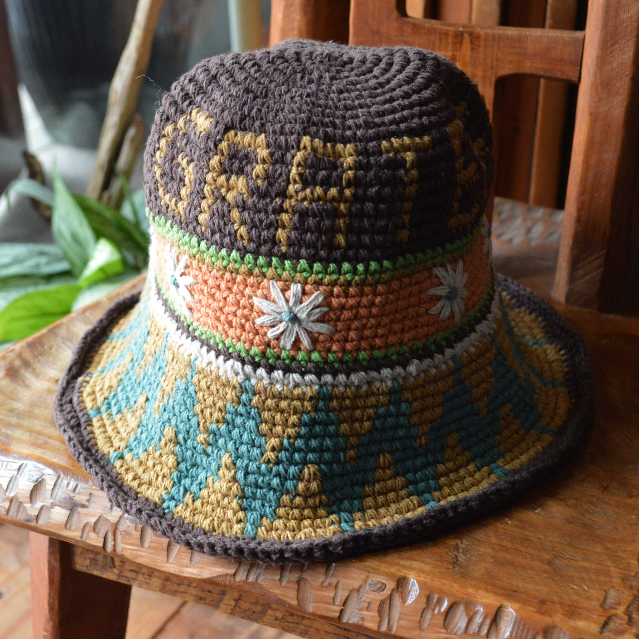 HAVE A GRATEFUL DAY ハブアグレイトフルデイ / CROCHET HAT クロシェハット