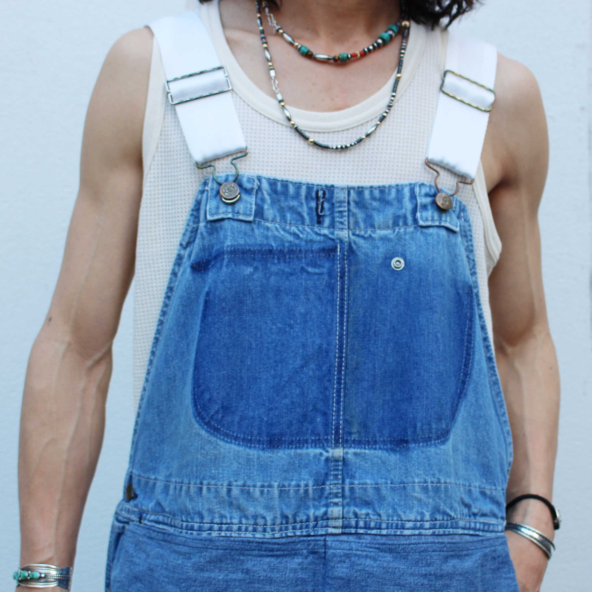 SUNNY SIDE UP サニーサイドアップ / RE DENIM OVERALL リメイクデニムオーバーオール