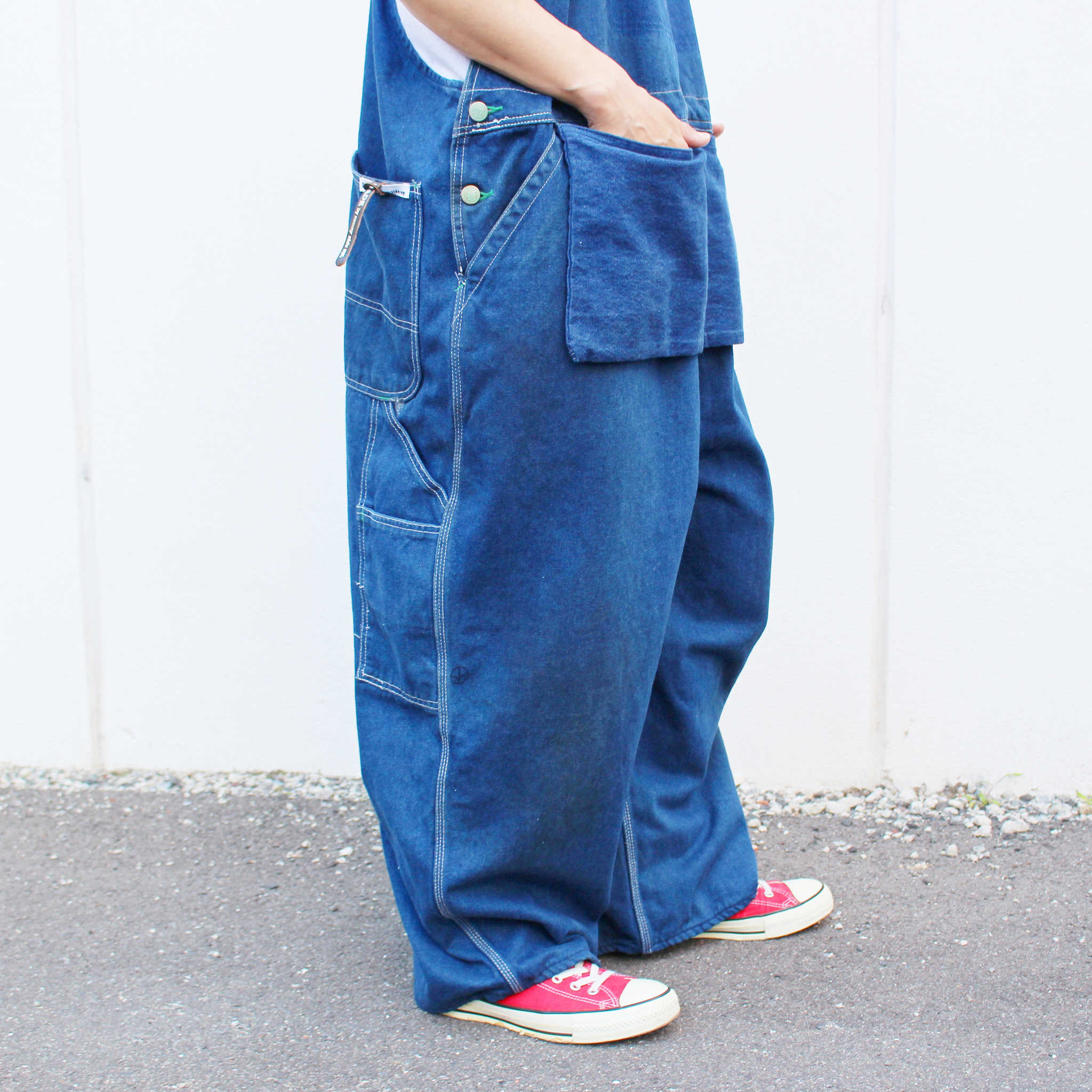 SUNNY SIDE UP サニーサイドアップ / RE DENIM OVERALL リメイクデニムオーバーオール