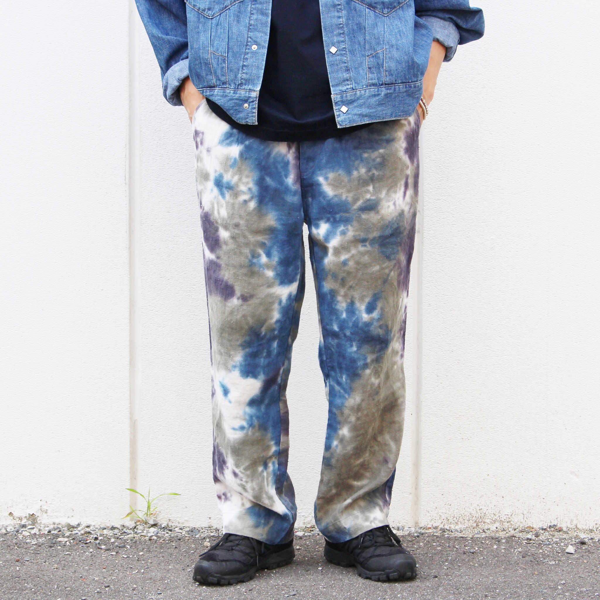 Nasngwam. ナスングワム / CLAY GEEK PANTS クレイジークパンツ (NAVY ネイビー)