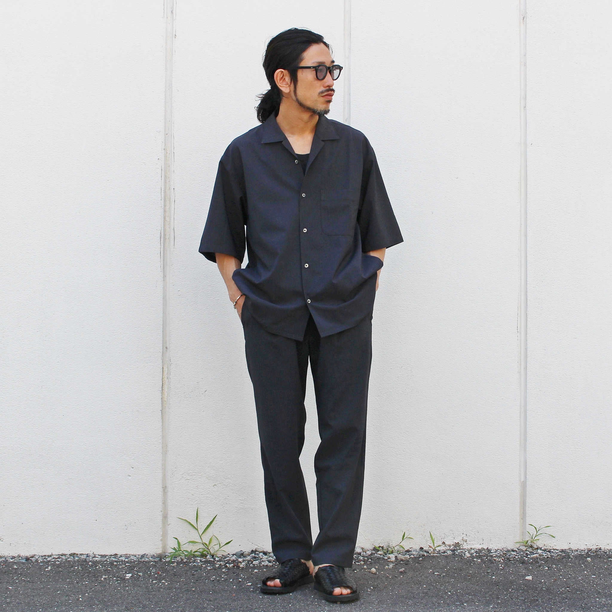 LAMOND ラモンド / SHARI PANTS シャリパンツ (CHAMBRAY BLACK シャンブレーブラック)