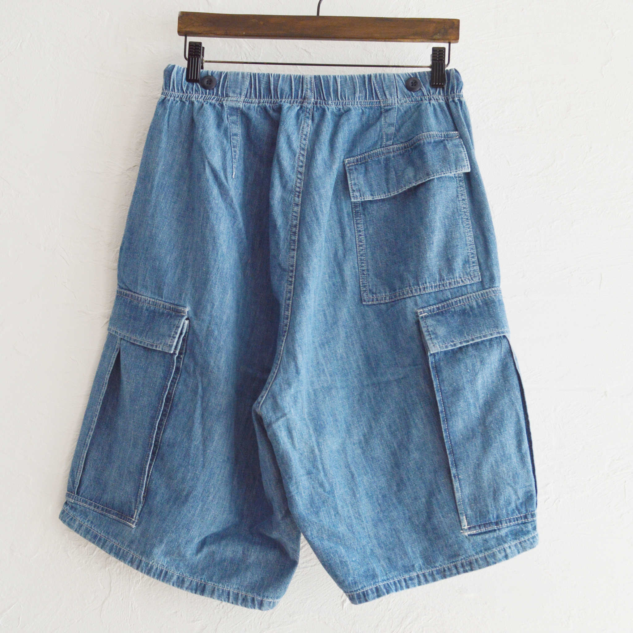 IMPRESTORE インプレストア / Randy-short-6.5oz Denim ランディーショーツ6.5オンスデニム (VINTAGE WASH ヴィンテージウォッシュ)