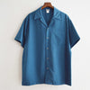 CalTop キャルトップ / OPEN COLLAR S/S SHIRTS オープンカラー半袖シャツ (SAGE BLUE セージブルー)