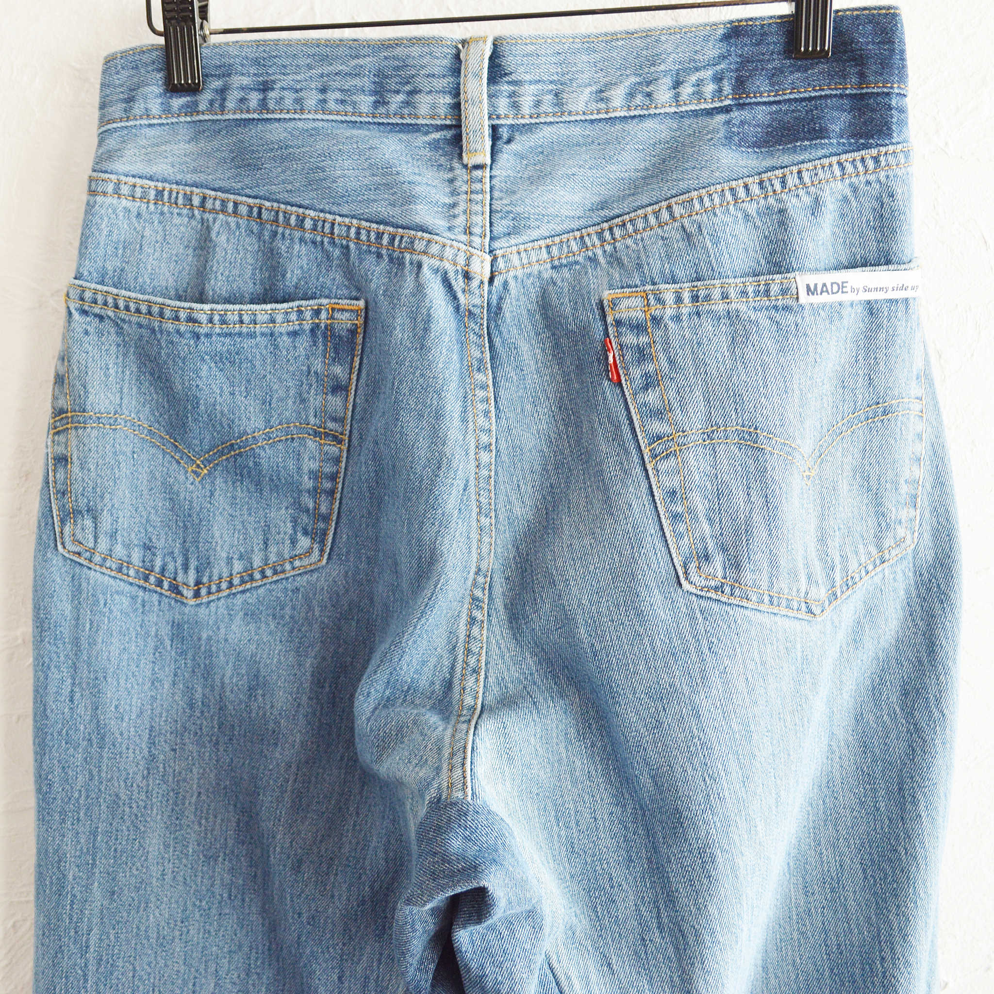 SUNNY SIDE UP サニーサイドアップ / WRAP DENIM PT ラップデニムパンツ size2 (BLUE ブルー