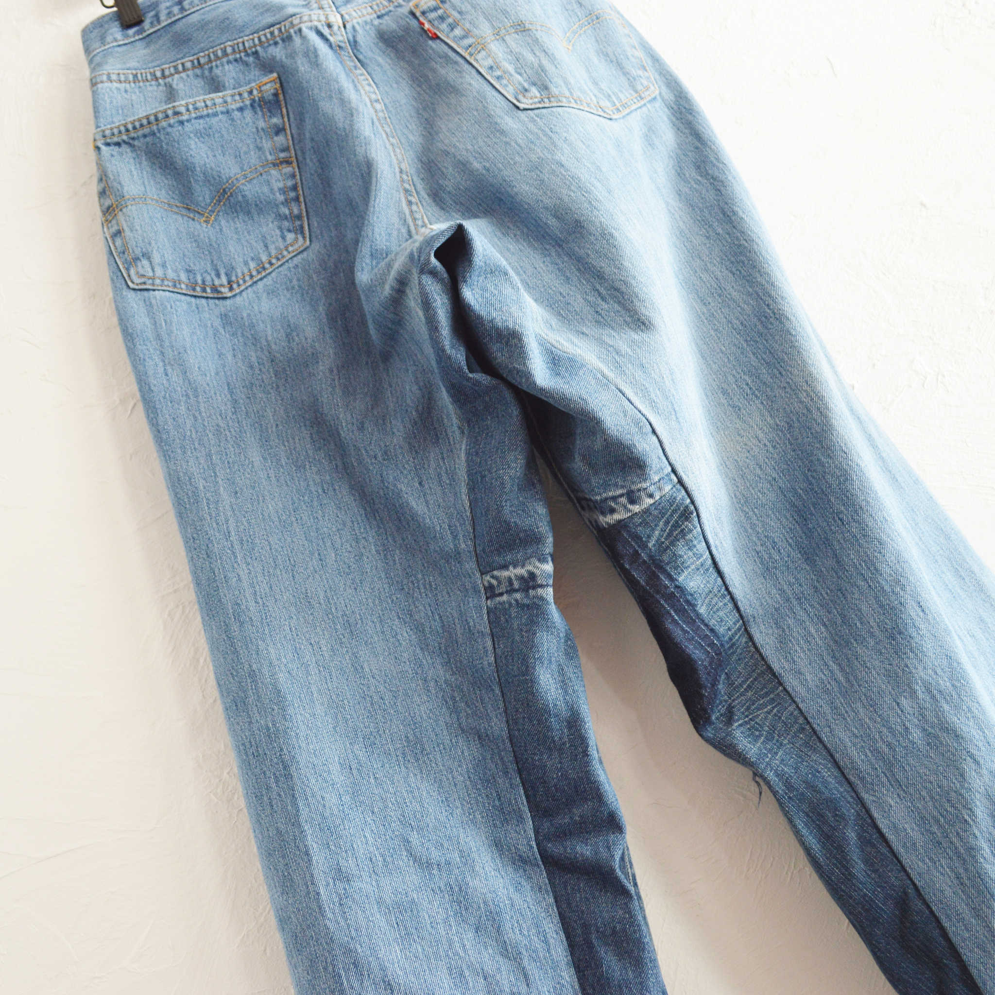 SUNNY SIDE UP サニーサイドアップ / WRAP DENIM PT ラップデニムパンツ size2 (BLUE ブルー