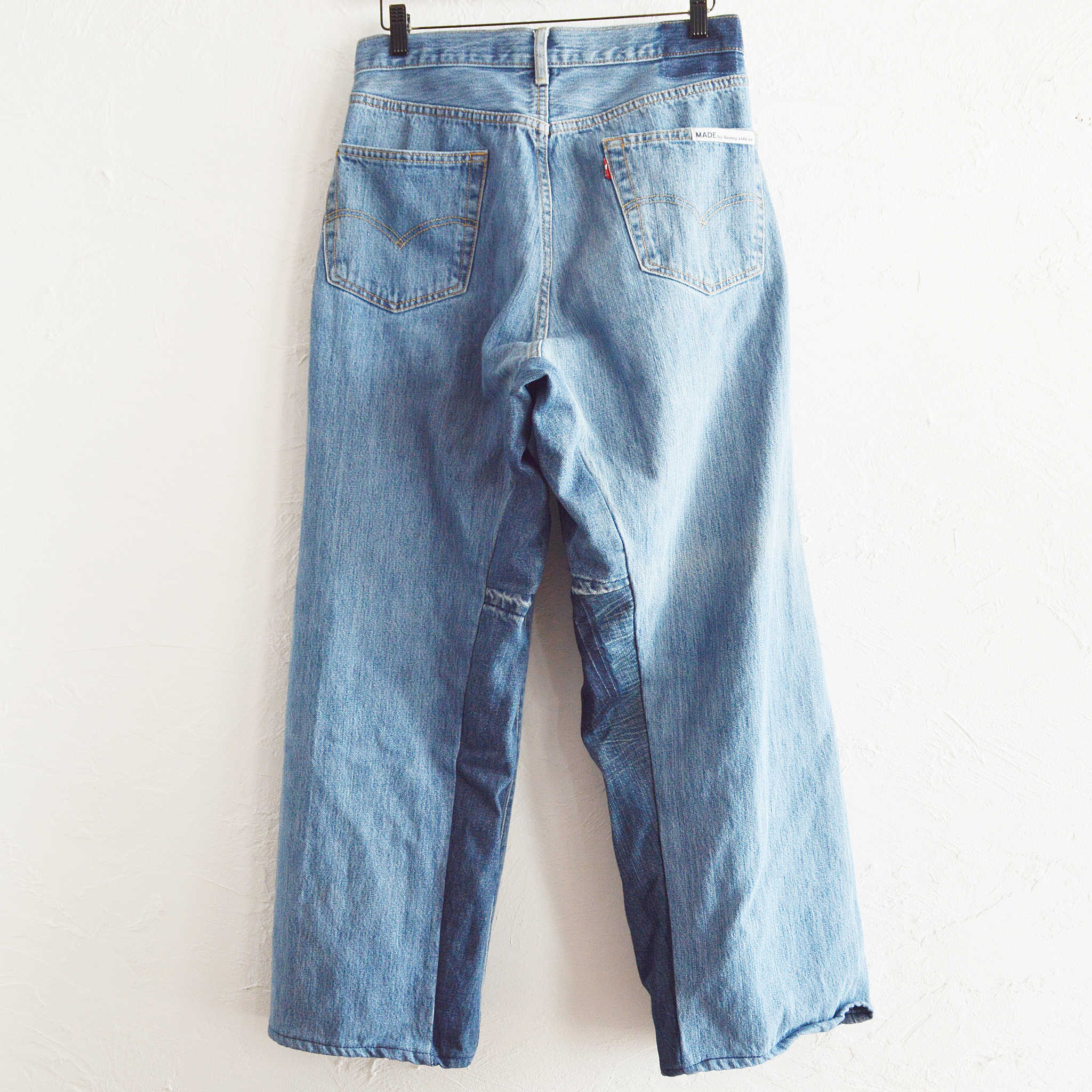 SUNNY SIDE UP サニーサイドアップ / WRAP DENIM PT ラップデニムパンツ size2 (BLUE ブルー