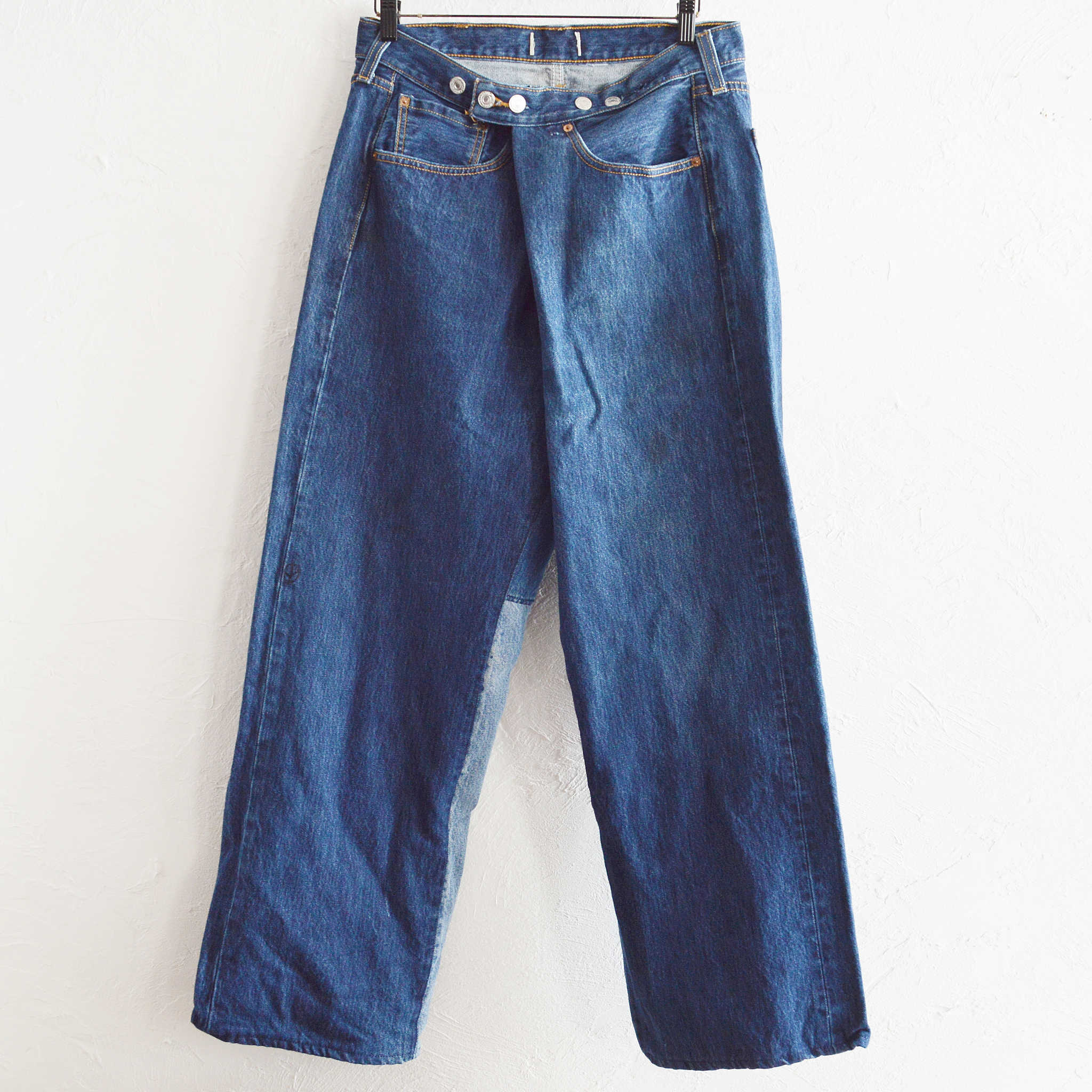 SUNNY SIDE UP サニーサイドアップ / WRAP DENIM PT ラップデニムパンツ size3 (BLUE ブルー)