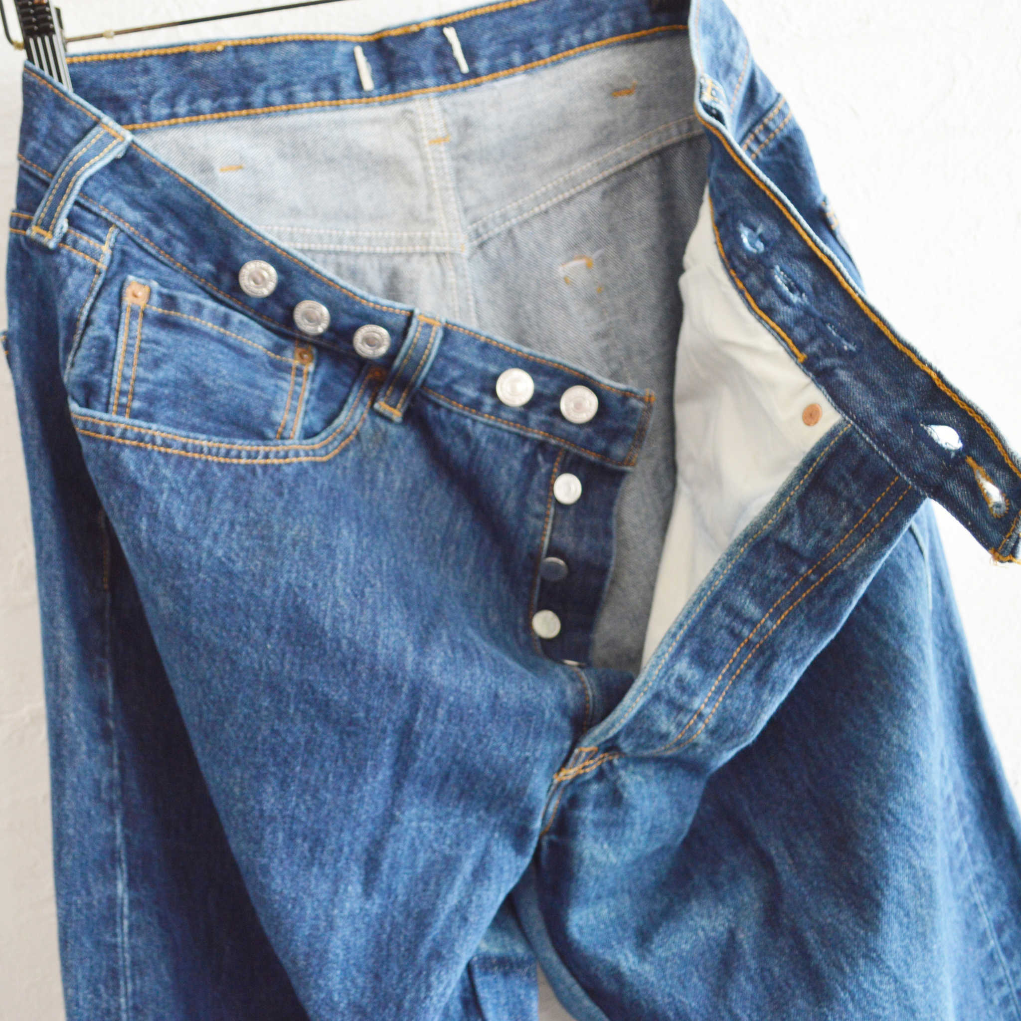 SUNNY SIDE UP サニーサイドアップ / WRAP DENIM PT ラップデニムパンツ size3 (BLUE ブルー)