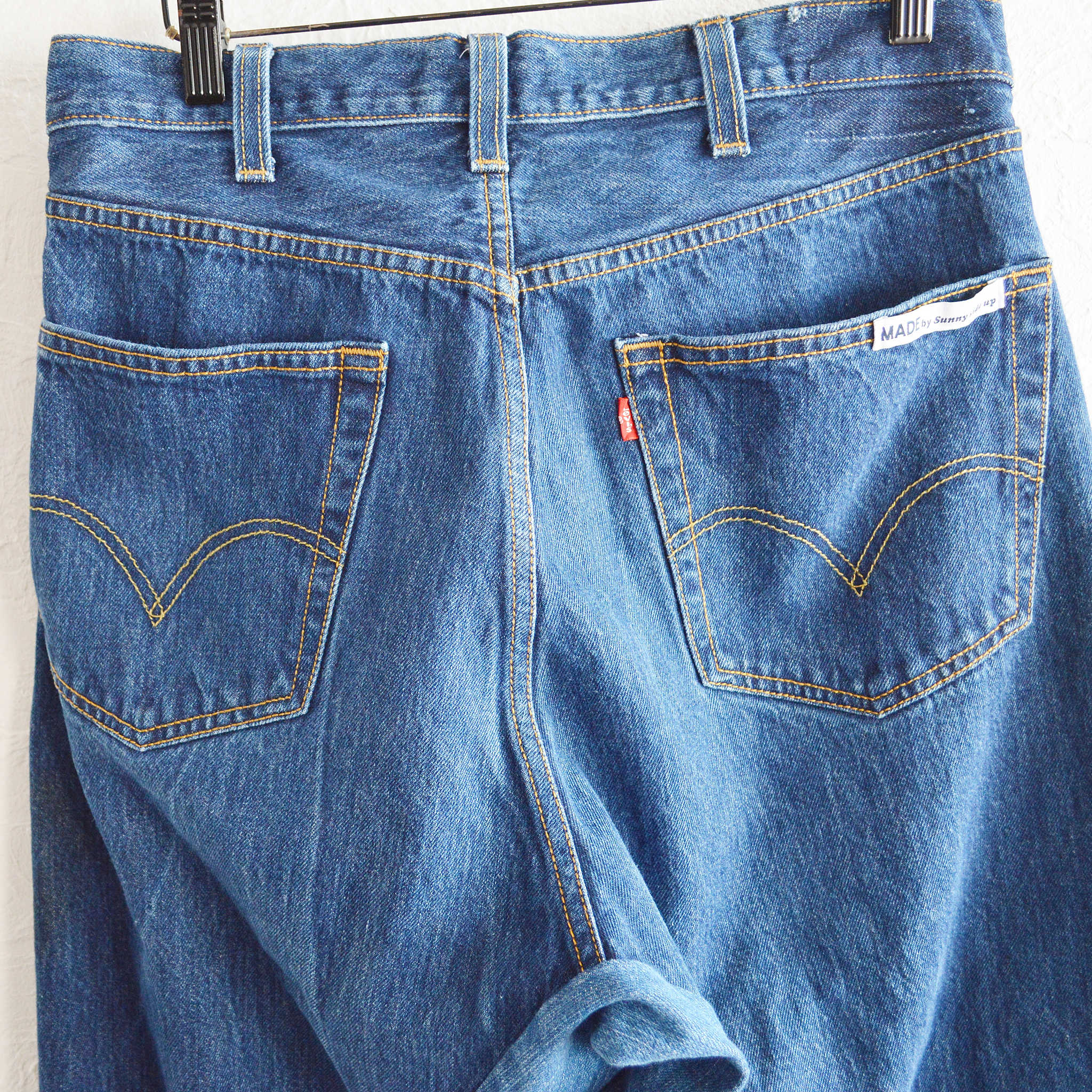 SUNNY SIDE UP サニーサイドアップ / WRAP DENIM PT ラップデニムパンツ size3 (BLUE ブルー)