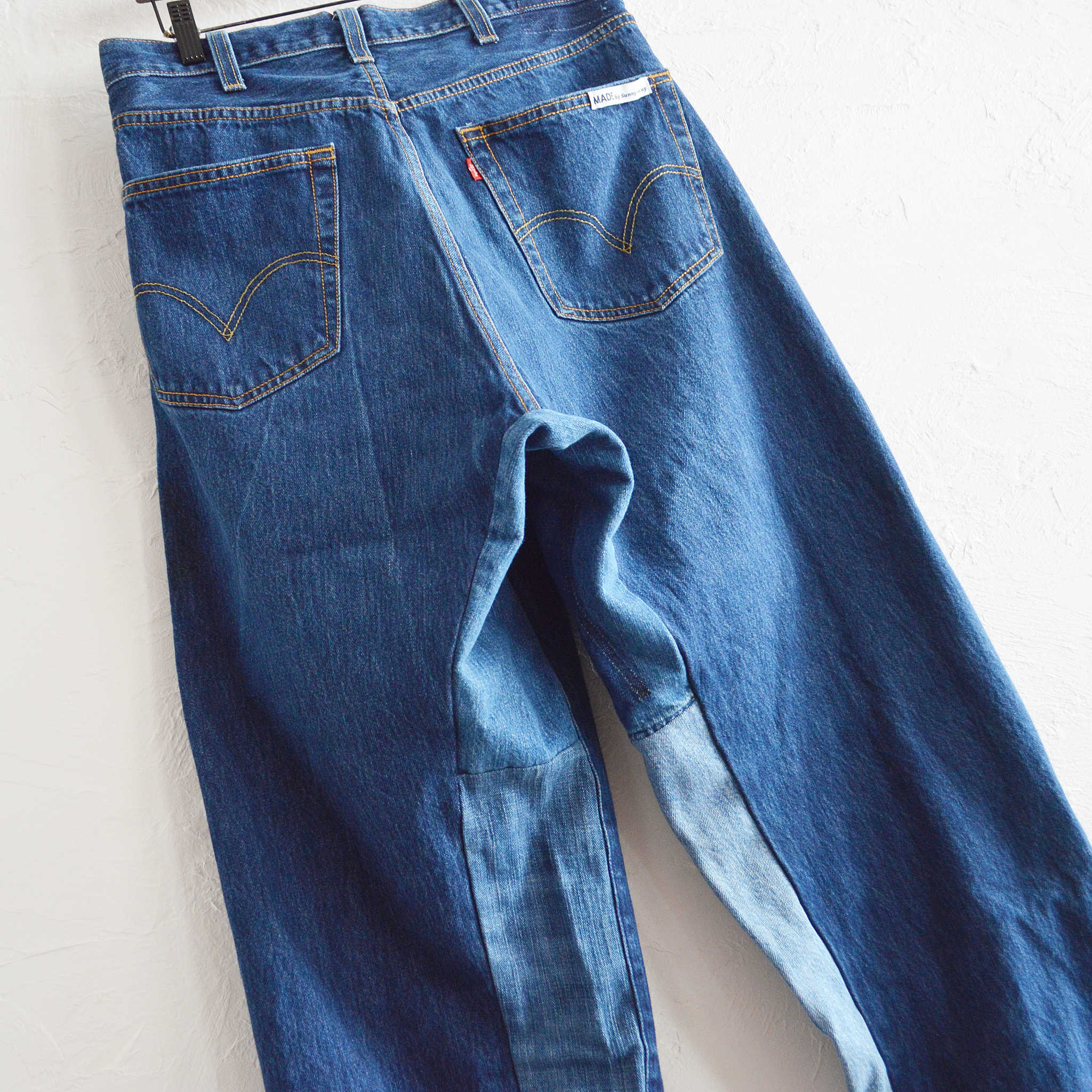 SUNNY SIDE UP サニーサイドアップ / WRAP DENIM PT ラップデニムパンツ size3 (BLUE ブルー)