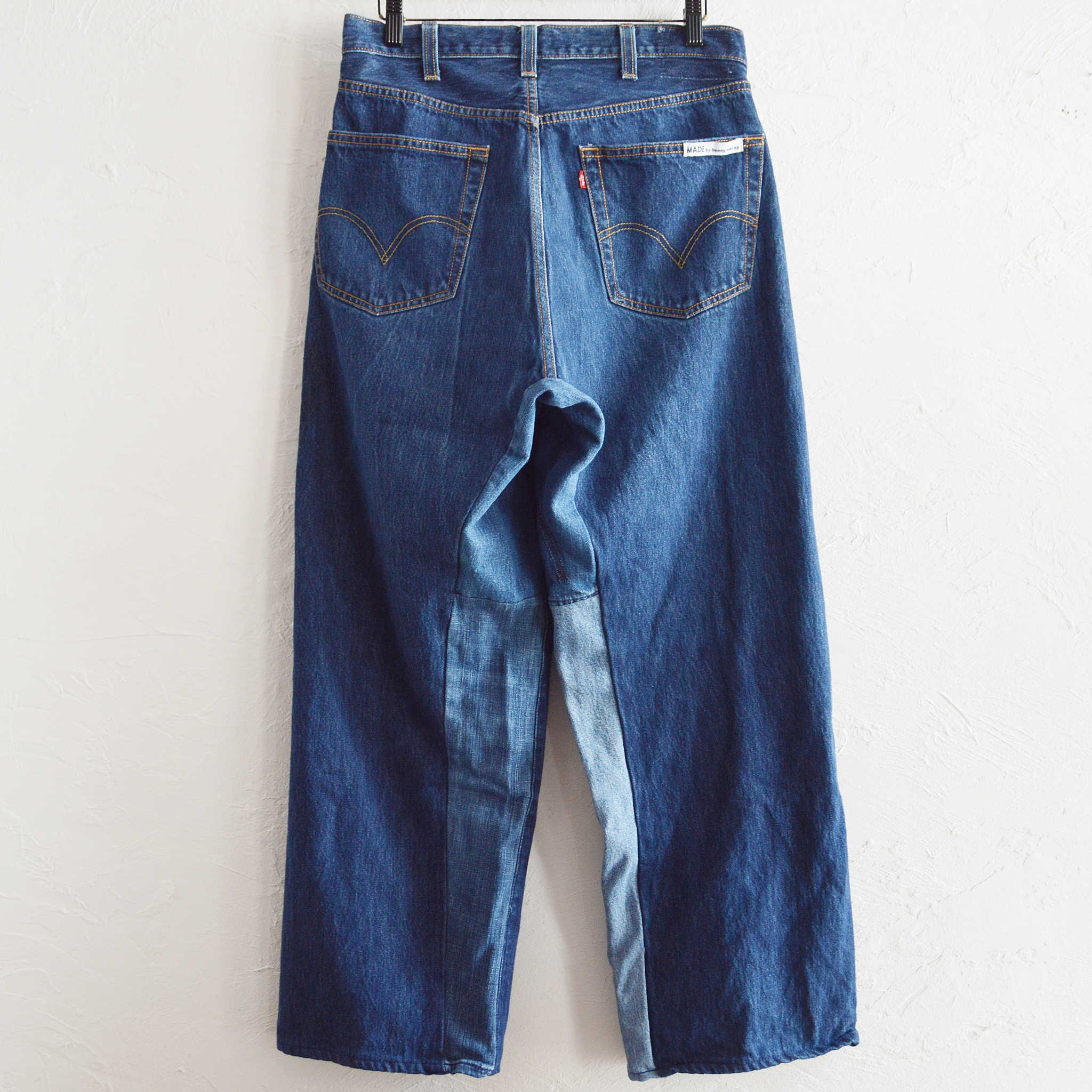 SUNNY SIDE UP サニーサイドアップ / WRAP DENIM PT ラップデニムパンツ size3 (BLUE ブルー)