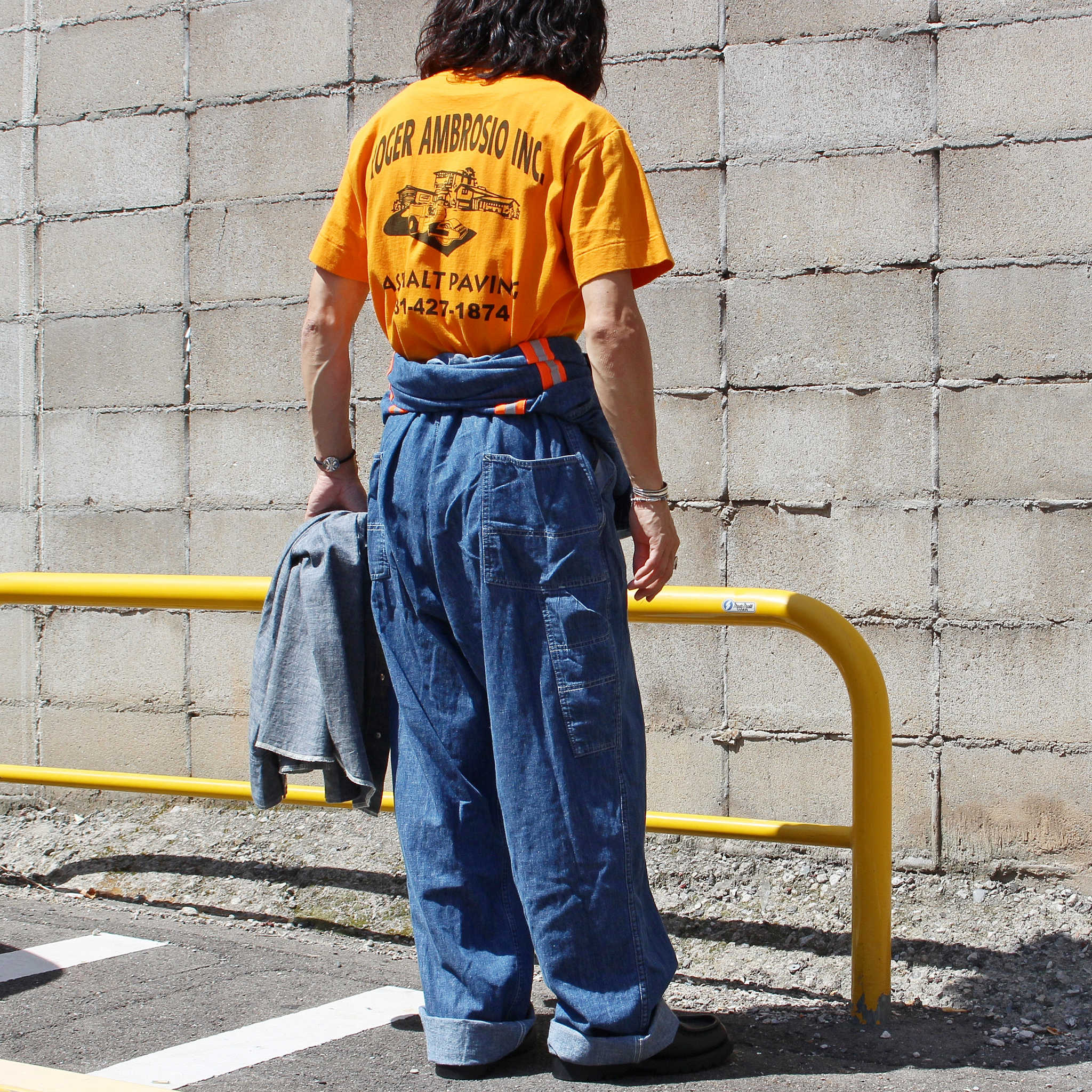 IMPRESTORE インプレストア / Chalky | 6.5oz Denim jumpsuit チャルキー6.5オンスデニムジャンプスーツ (VINTAGE WASH ヴィンテージウォッシュ)