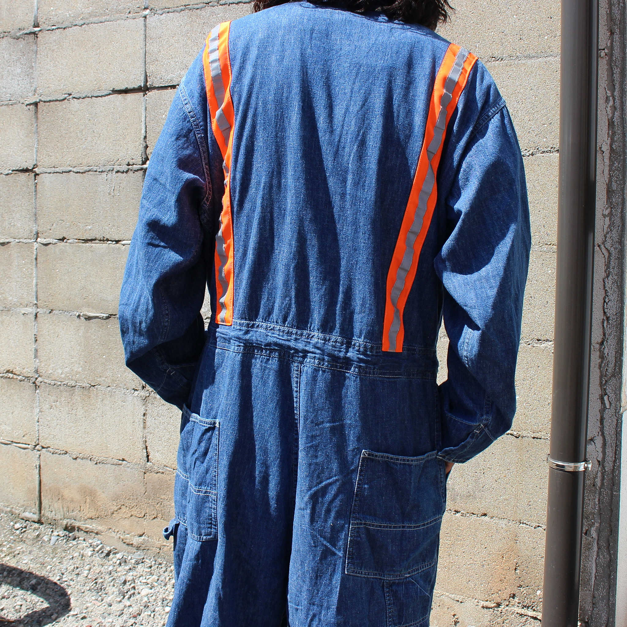 IMPRESTORE インプレストア / Chalky | 6.5oz Denim jumpsuit チャルキー6.5オンスデニムジャンプスーツ (VINTAGE WASH ヴィンテージウォッシュ)