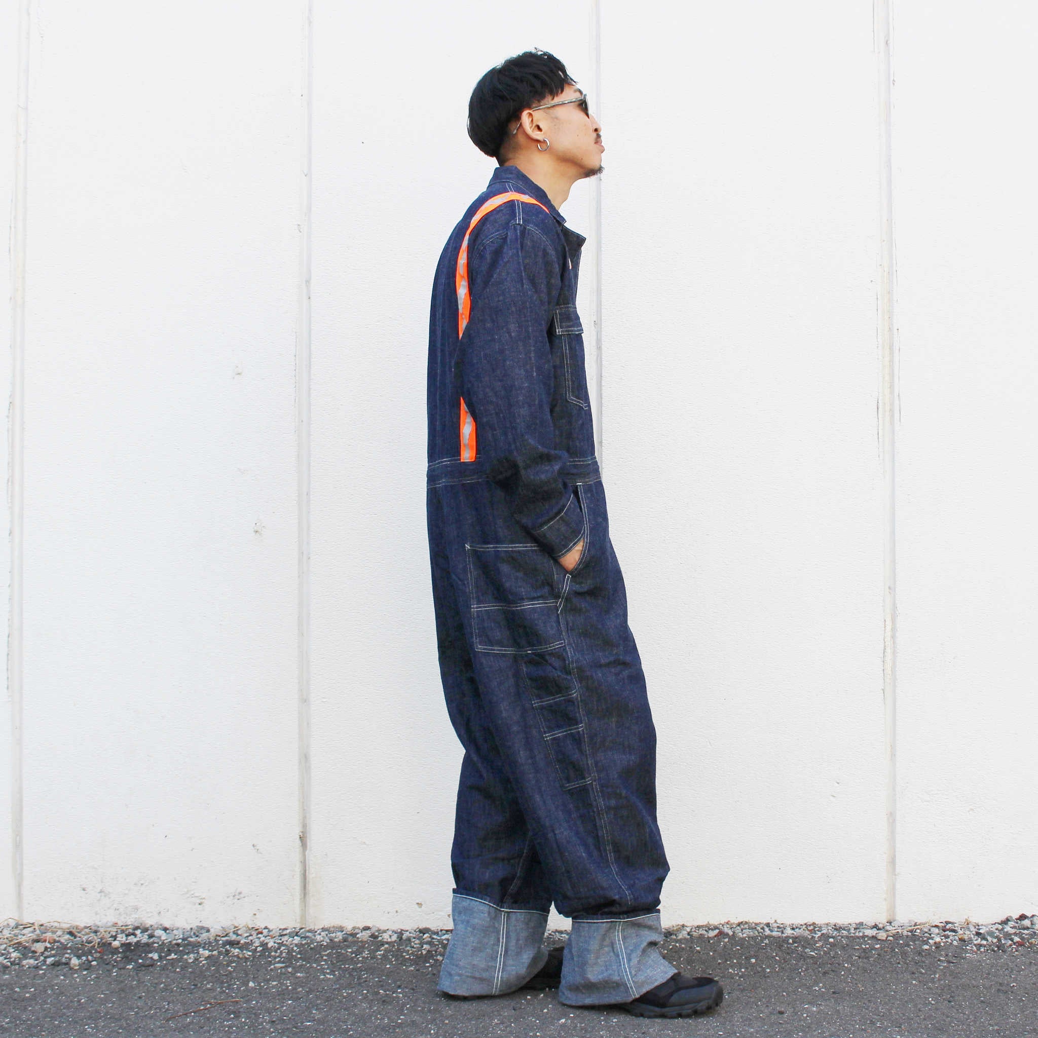 IMPRESTORE インプレストア / Chalky | 6.5oz Denim jumpsuit チャルキー6.5オンスデニムジャンプスーツ (ONE WASH ワンウォッシュ)